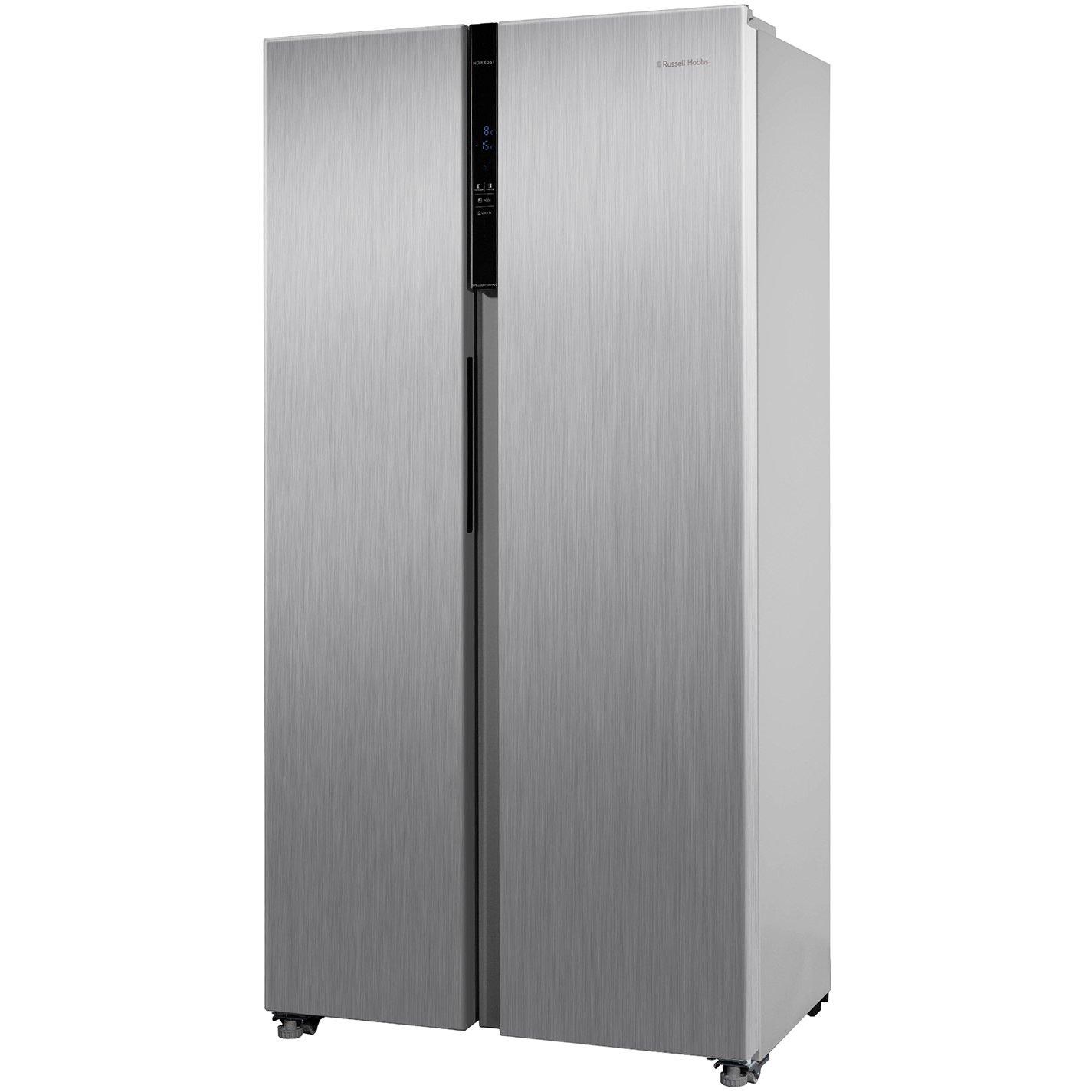 Stainless Steel - Russell Hobbs - RH90AFF201SS Slimline American Fridge Freezer - 9