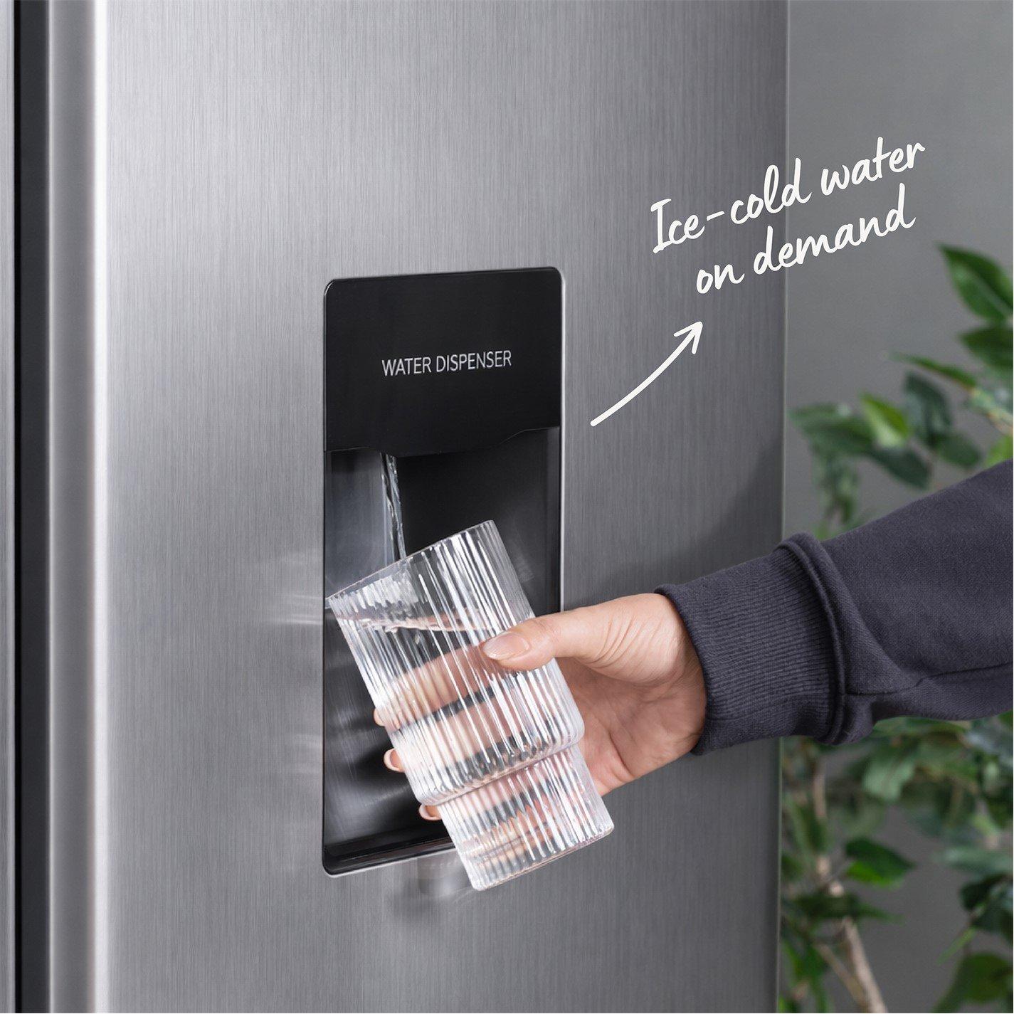 Stainless Steel - Russell Hobbs - RH90AFF201SS-WD Fridge Freezer Water Dispenser - 4