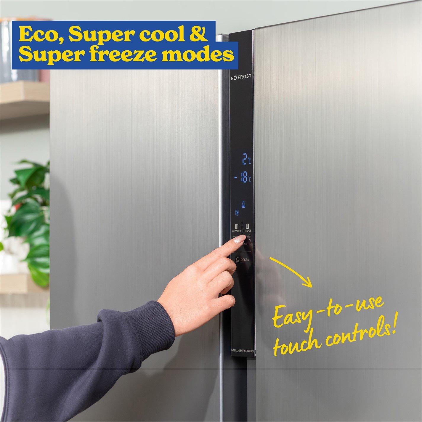 Stainless Steel - Russell Hobbs - RH90AFF201SS-WD Fridge Freezer Water Dispenser - 8