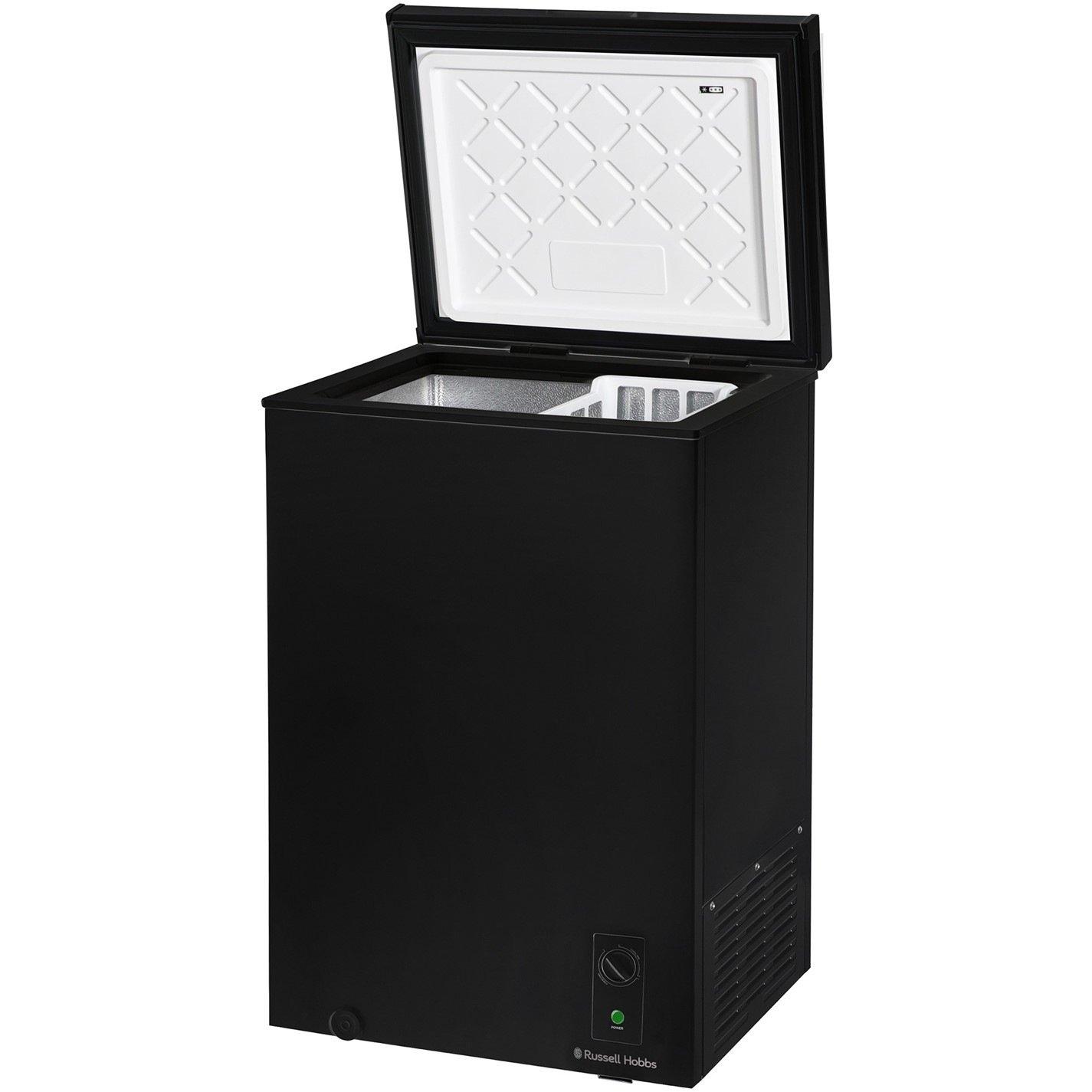 Black - Russell Hobbs - RH99CF0E1B 99L Compact Chest Freezer in Black - 12