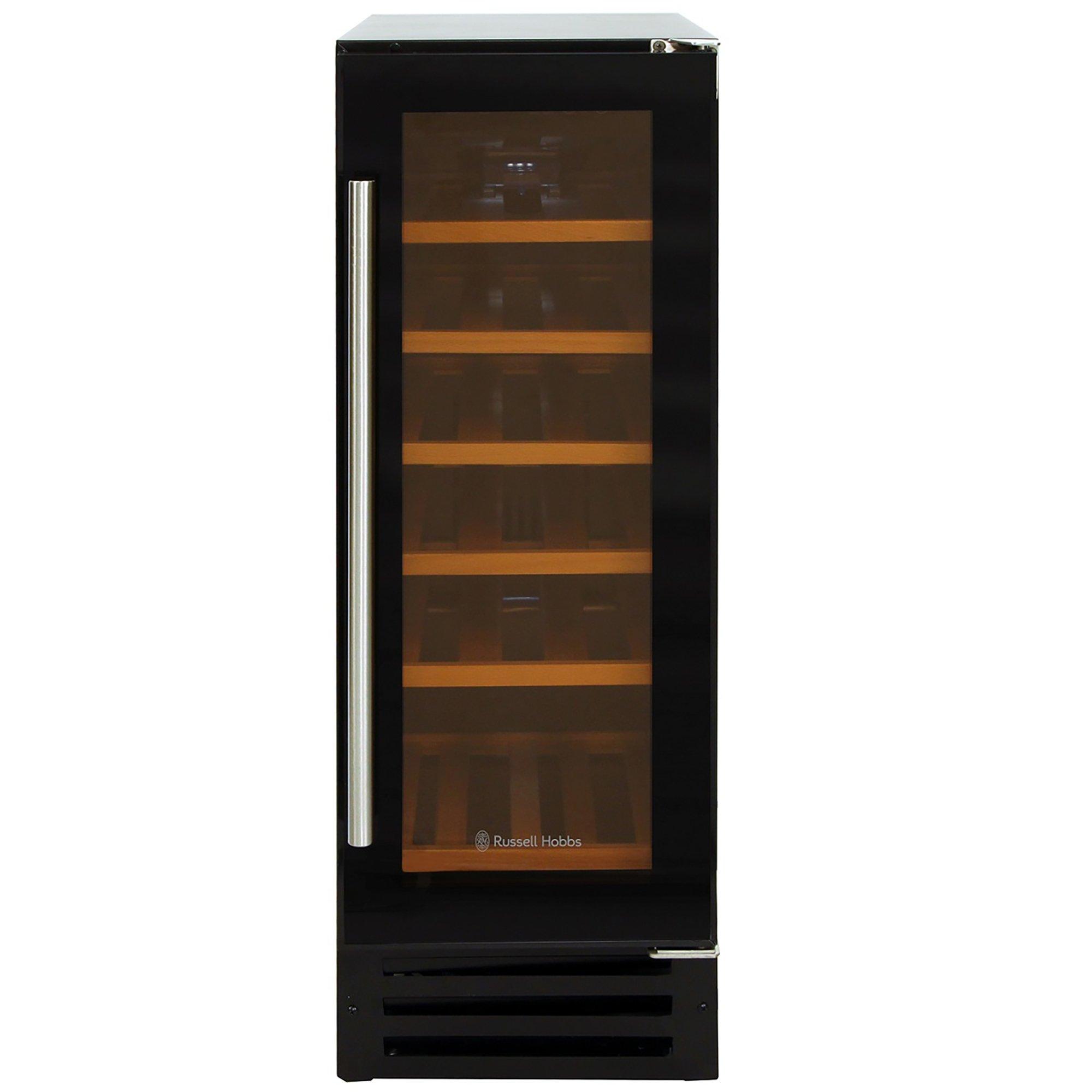 Black - Russell Hobbs - RHBI18WC1 18 Bottle Wine Cooler - 1