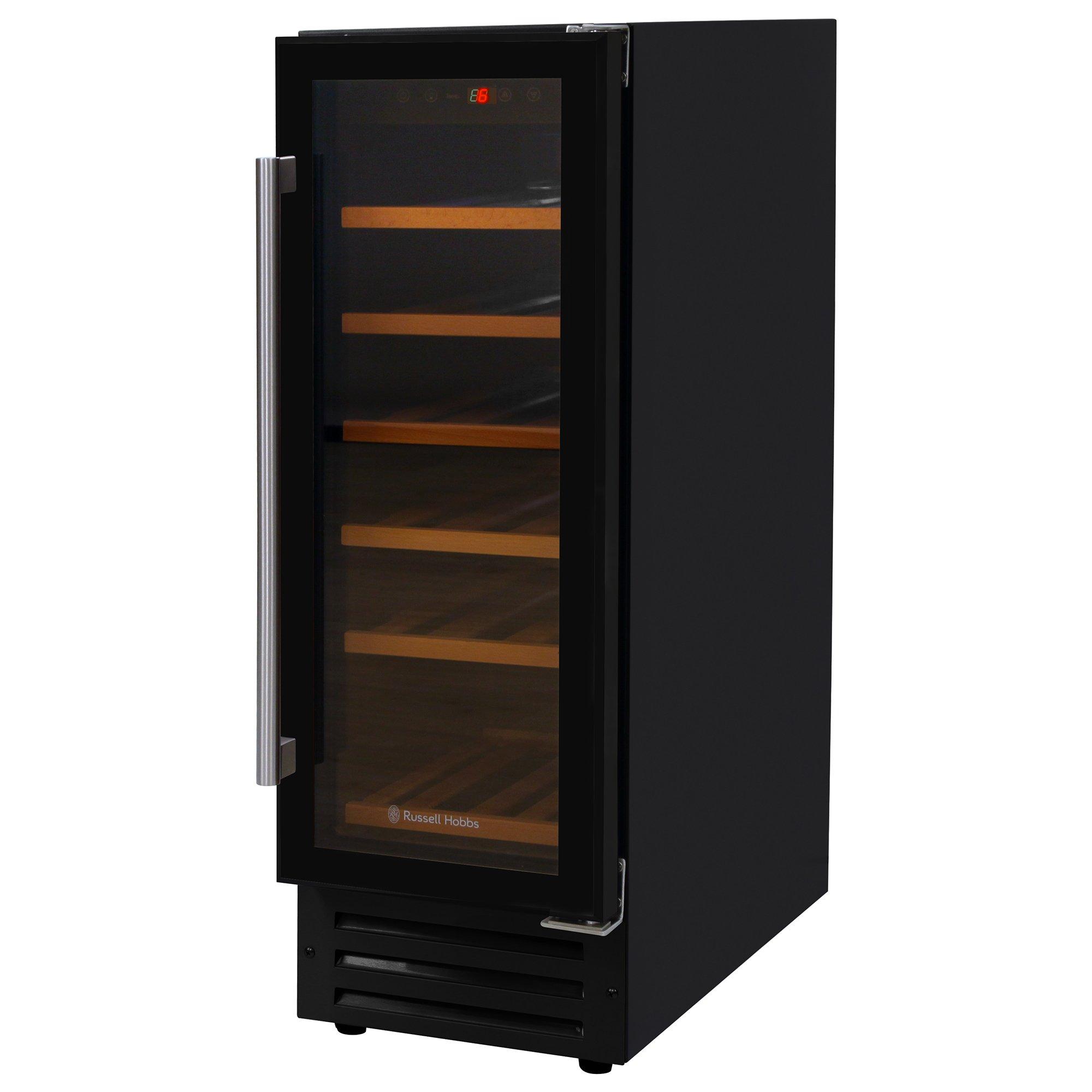 Black - Russell Hobbs - RHBI18WC1 18 Bottle Wine Cooler - 2