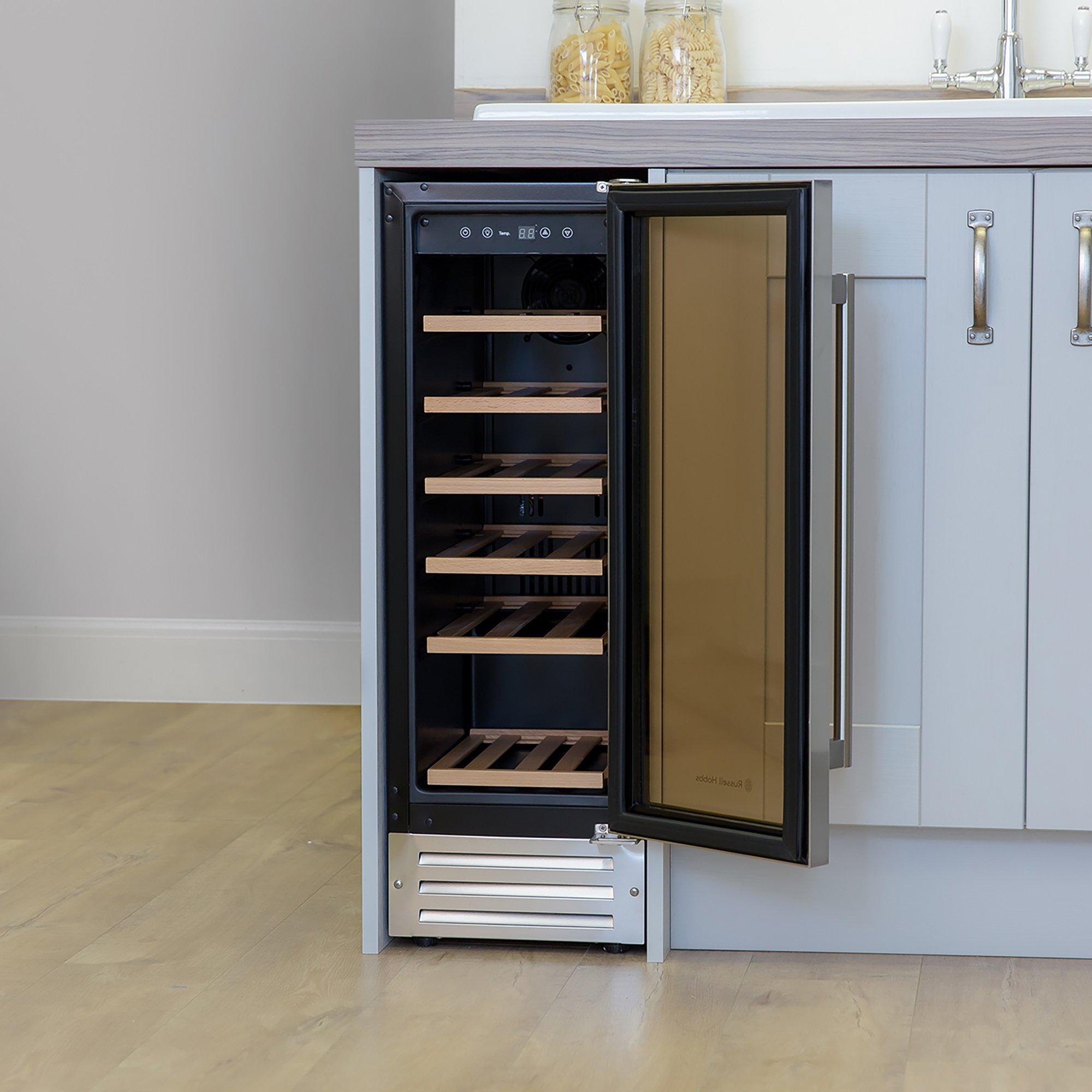 Stainless Steel - Russell Hobbs - RHBI18WC1SS 18 Bottle Wine Cooler - 3