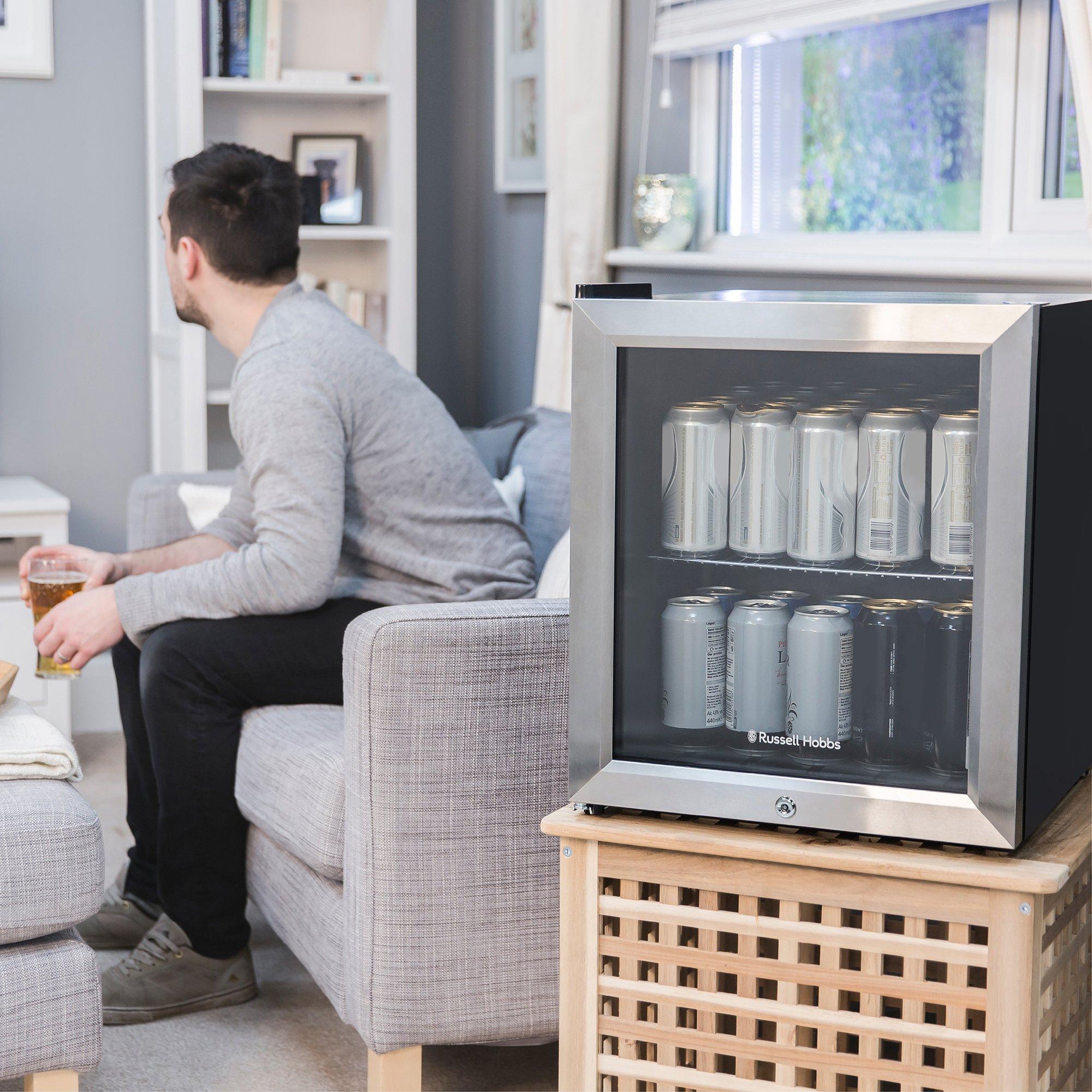 Stainless Steel - Russell Hobbs - RHGWC3SS-C-LCK 12 Bottle Lockable Wine Cooler - 3