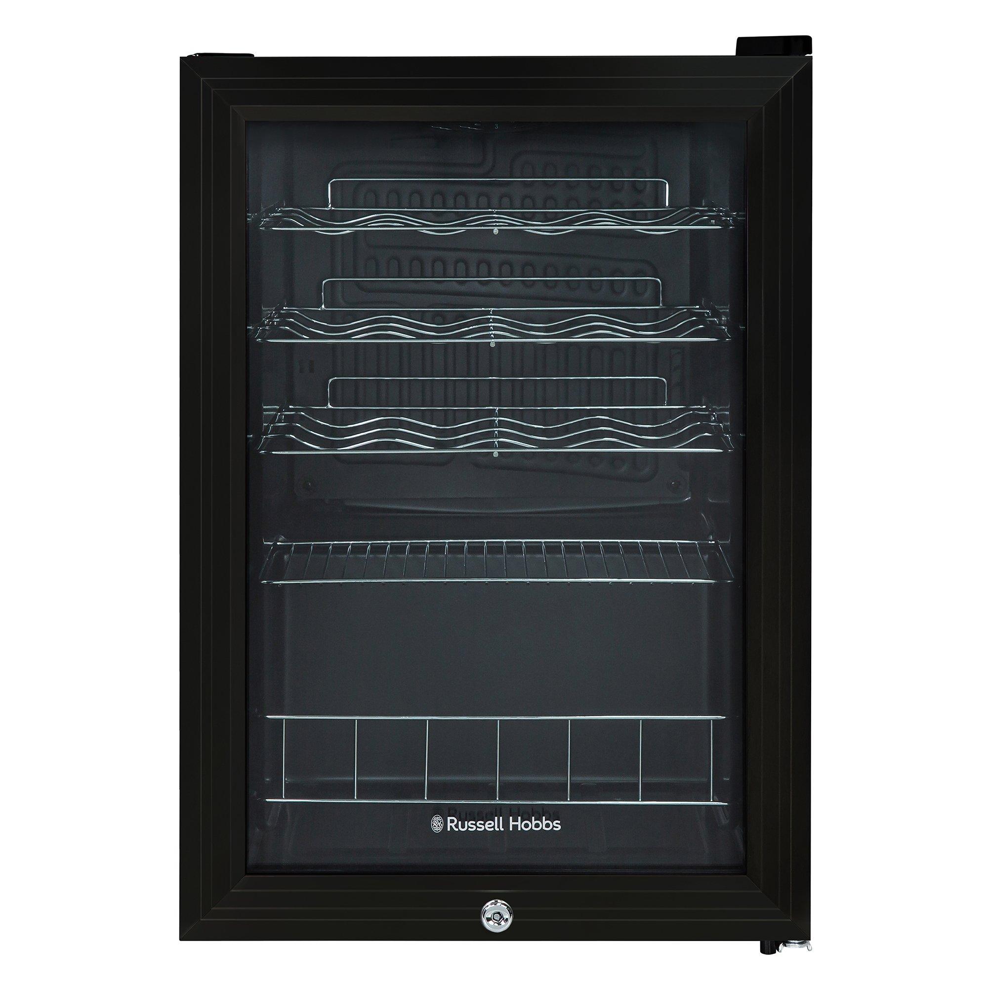 Black - Russell Hobbs - RHGWC4B-LCK 20 Bottle Lockable Wine Cooler Black - 1