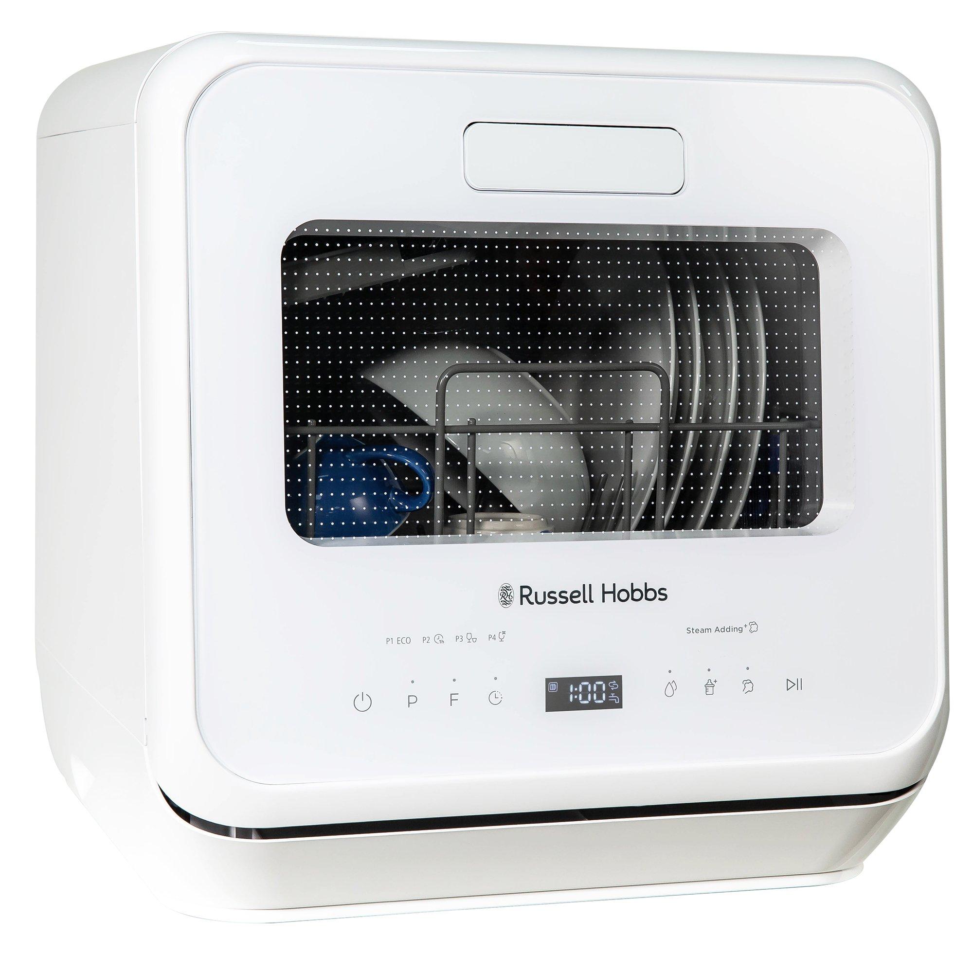 White - Russell Hobbs - RH2TTDW0D1W 2 Place Setting Table Top Dishwasher - 10