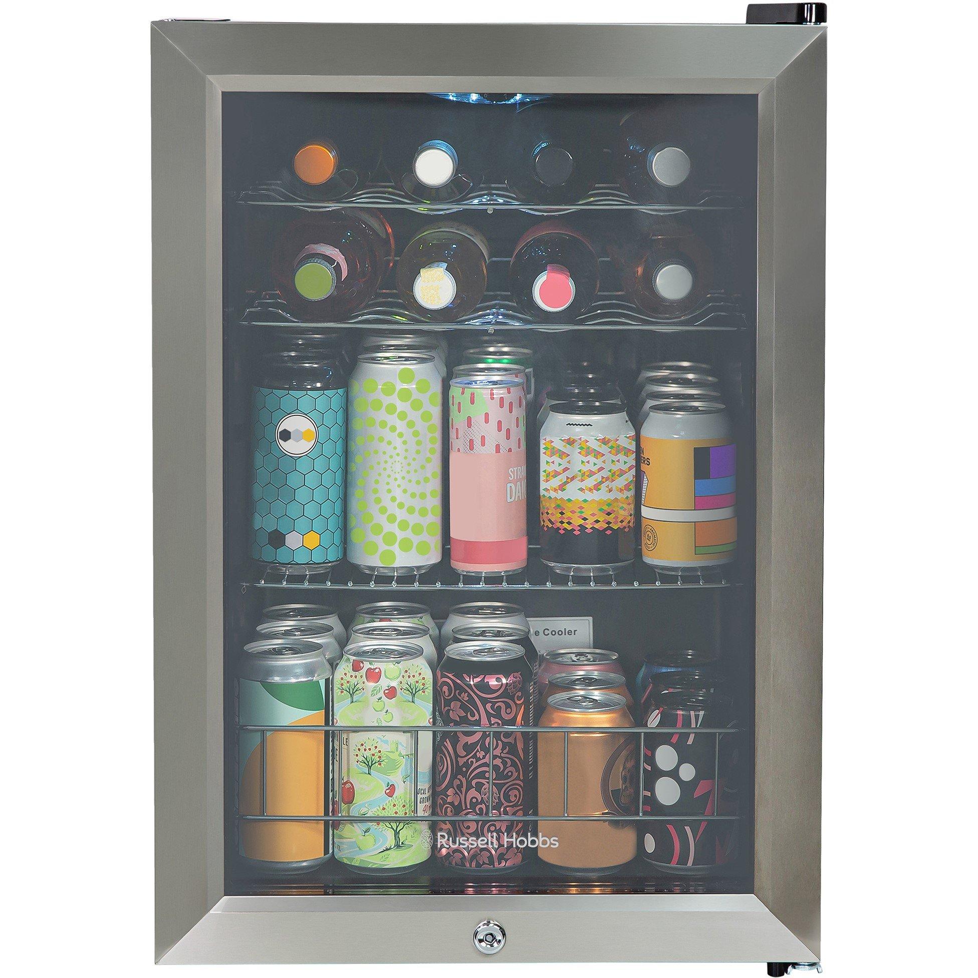 Stainless Steel - Russell Hobbs - RHGWC4SS-LCK 20 Bottle Lockable Wine Cooler - 1