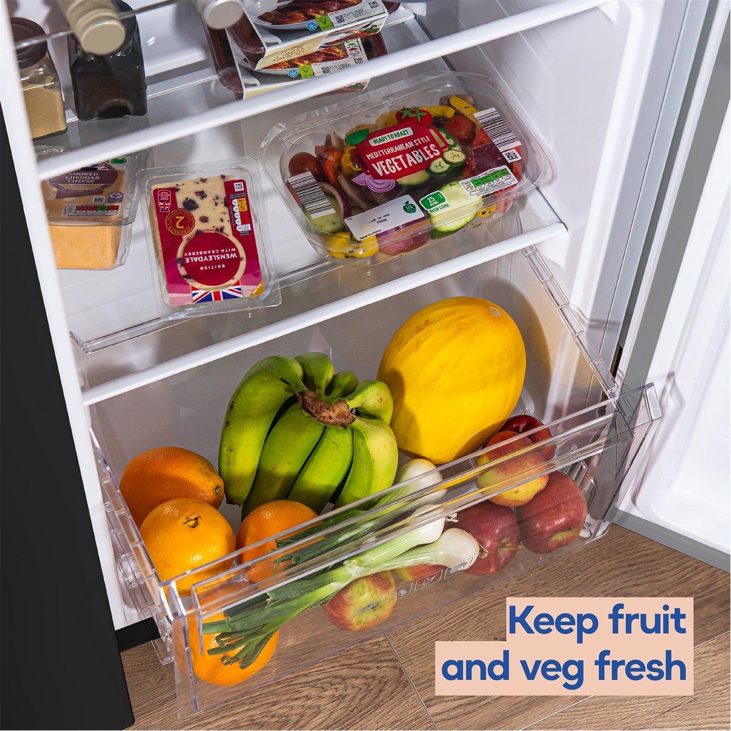 Black Steel - Russell Hobbs - RH90AFF201DI Freestanding American Fridge Freezer - 5