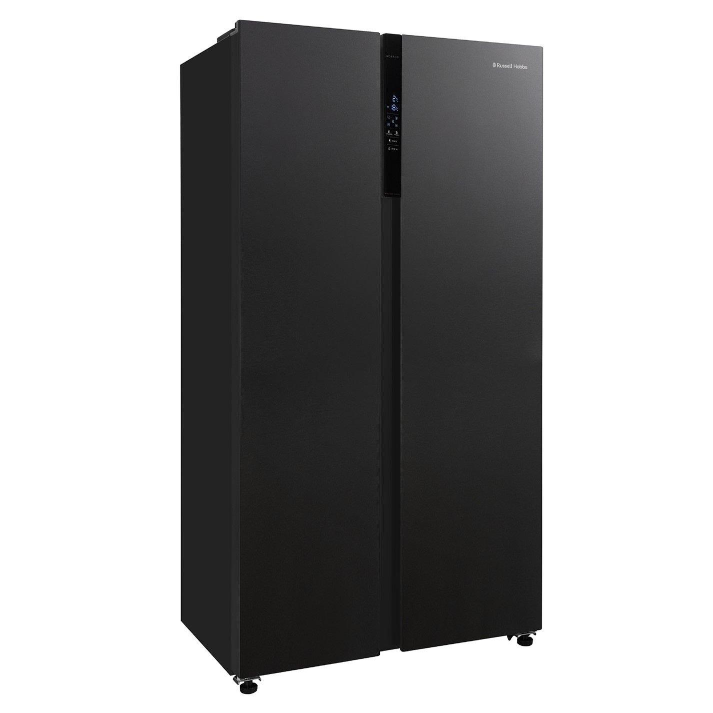 Black Steel - Russell Hobbs - RH90AFF201DI Freestanding American Fridge Freezer - 10