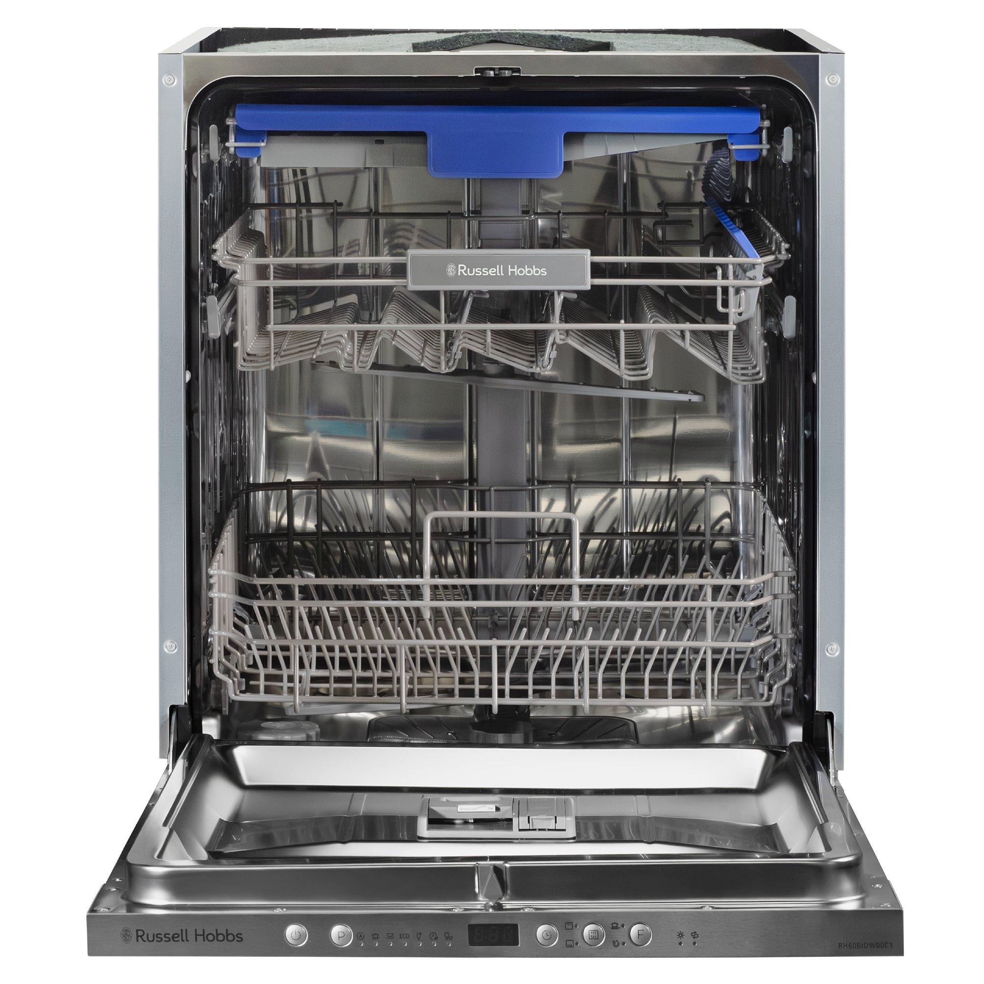 Silver - Russell Hobbs - RH60BIDW00C1 Built-In Dishwasher in Silver - 2