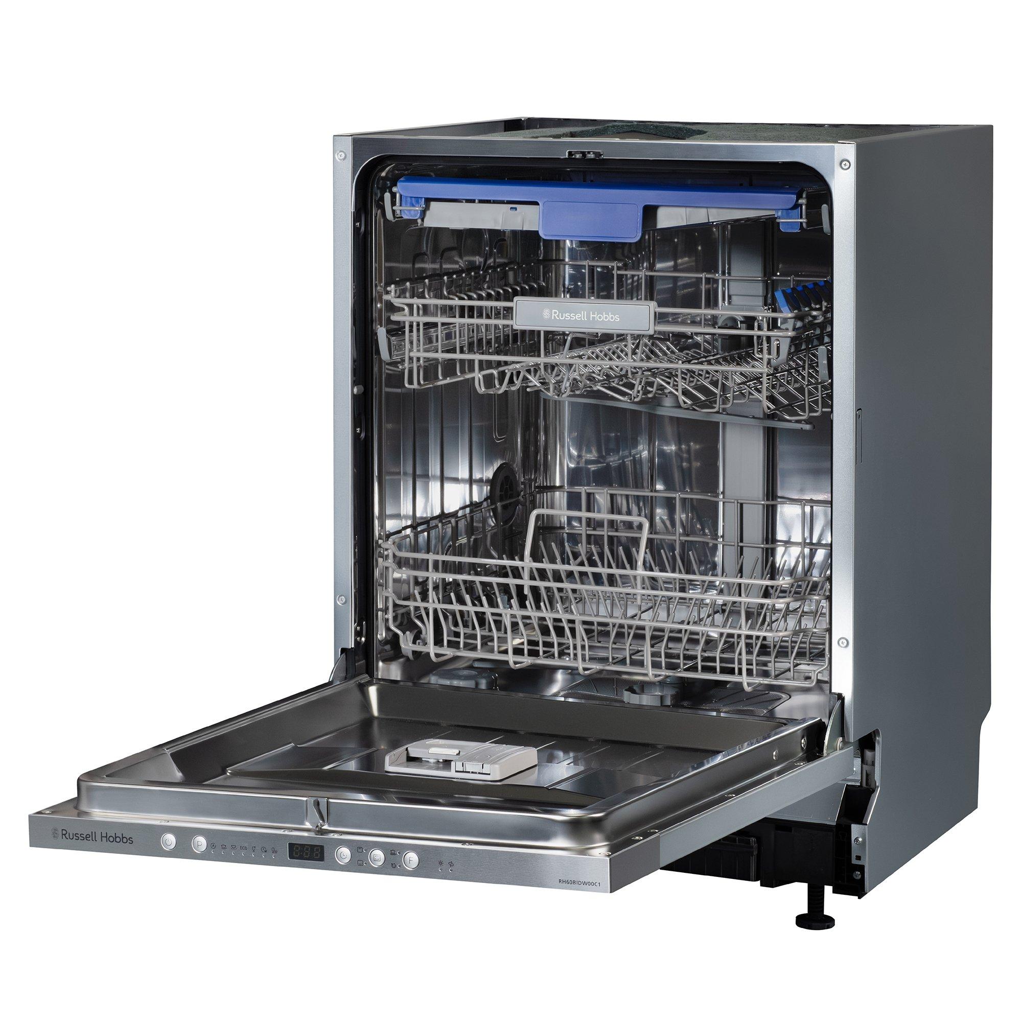 Silver - Russell Hobbs - RH60BIDW00C1 Built-In Dishwasher in Silver - 3