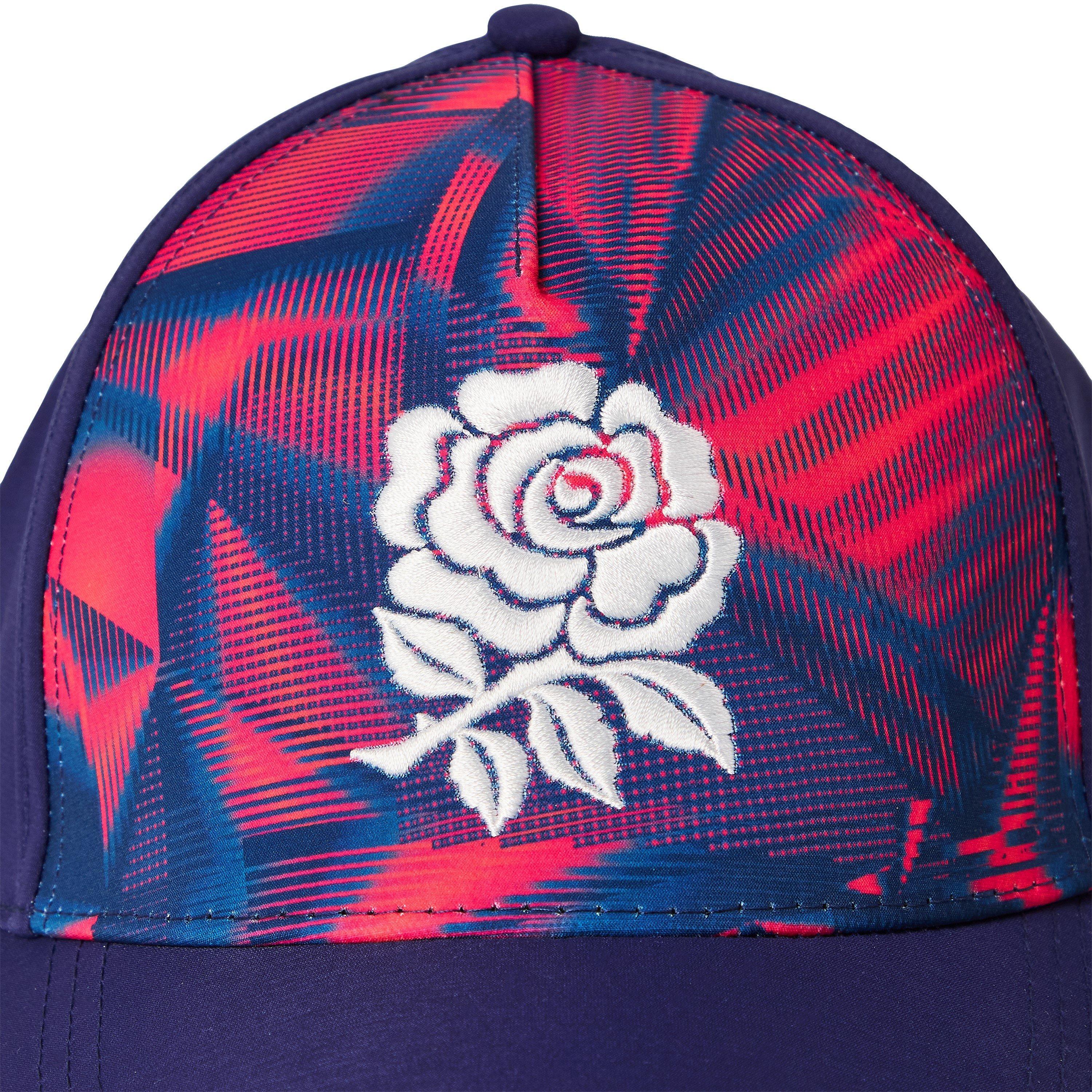 Rhod/Diva Pink - Castore - Mens England Rugby 2026 Baseball Cap - 3