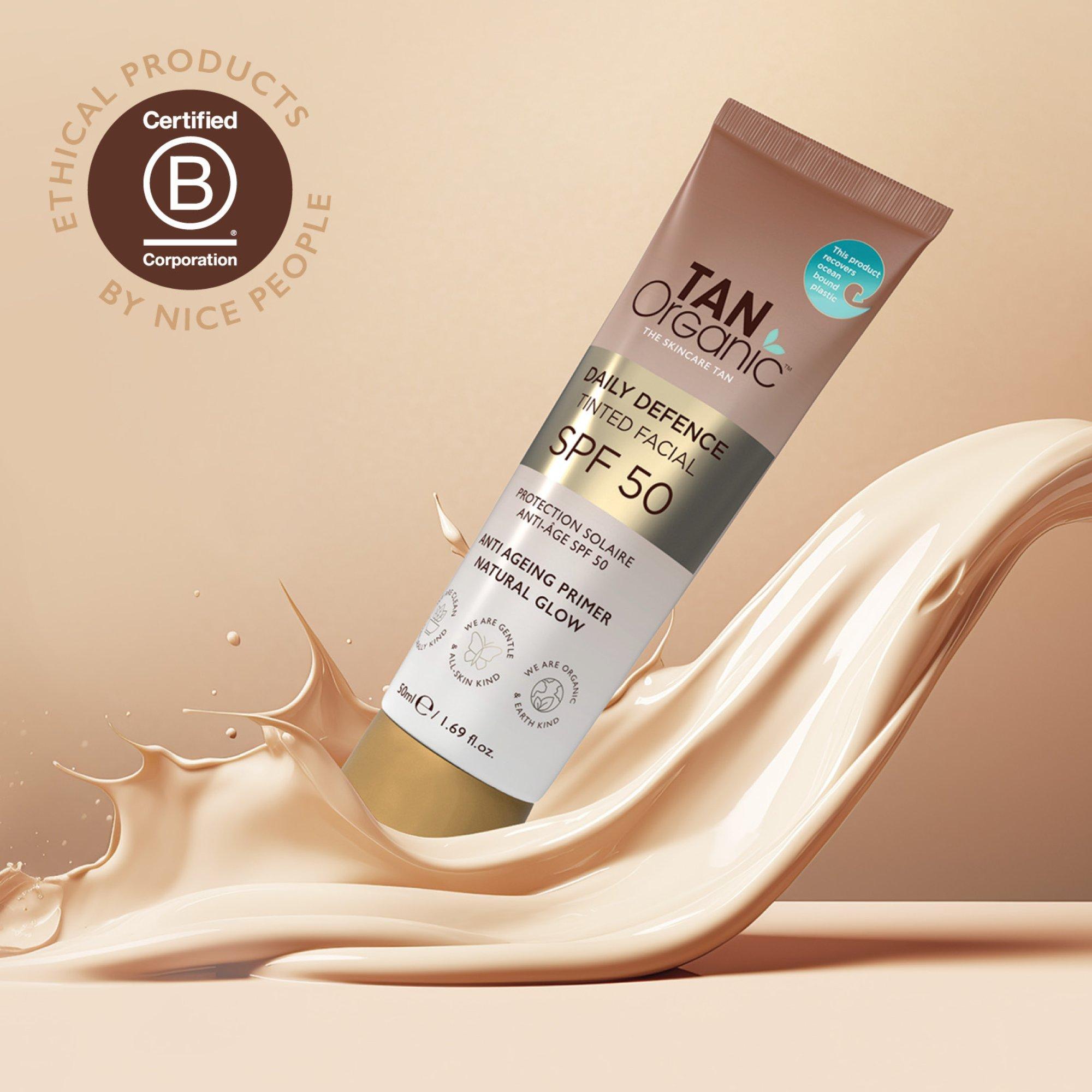 Tanorganic Women's Spf50 Daily Defence Facial Sunscreen - 50ml