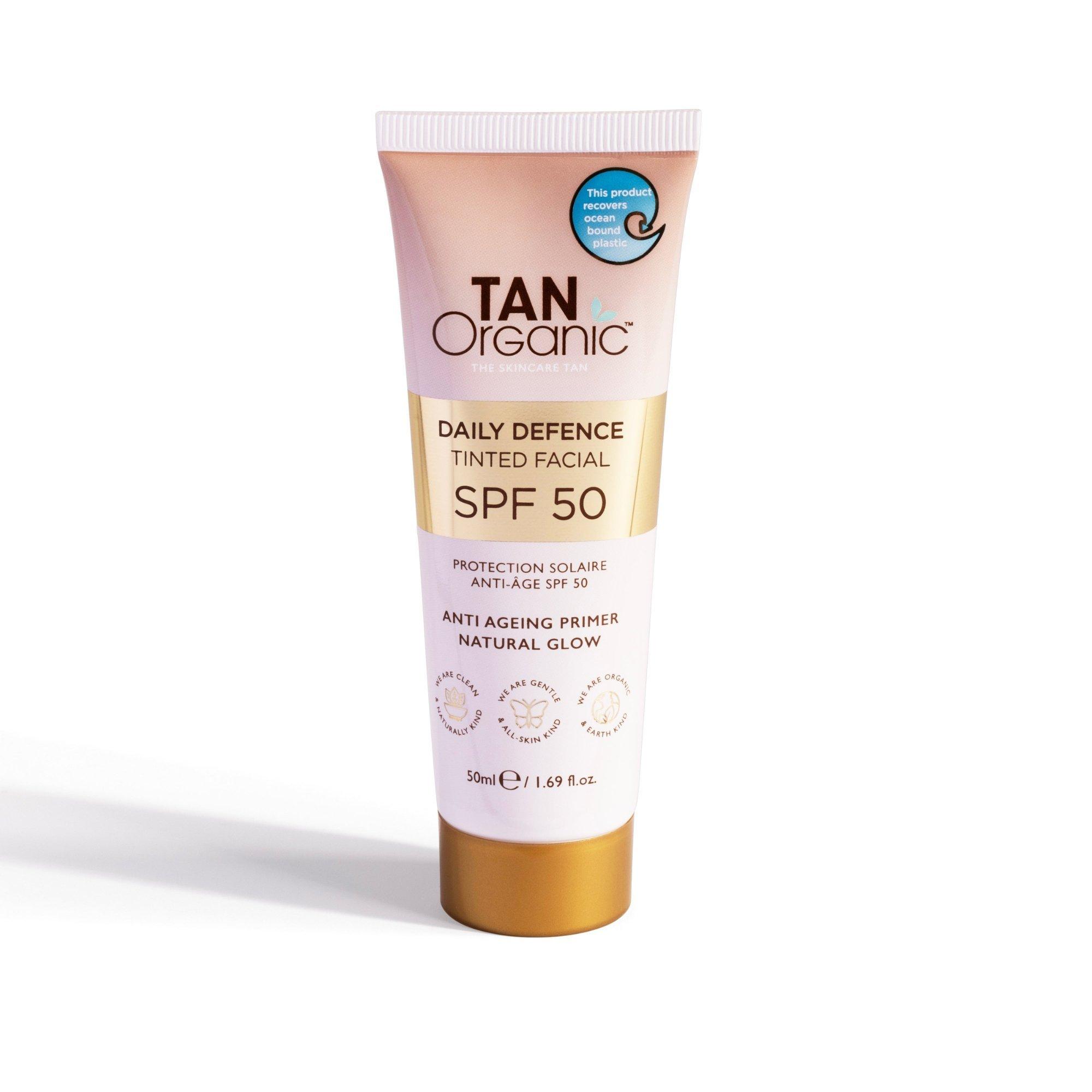 None - TanOrganic - TanOrganic SPF50 Daily Defence Facial Sunscreen - 3