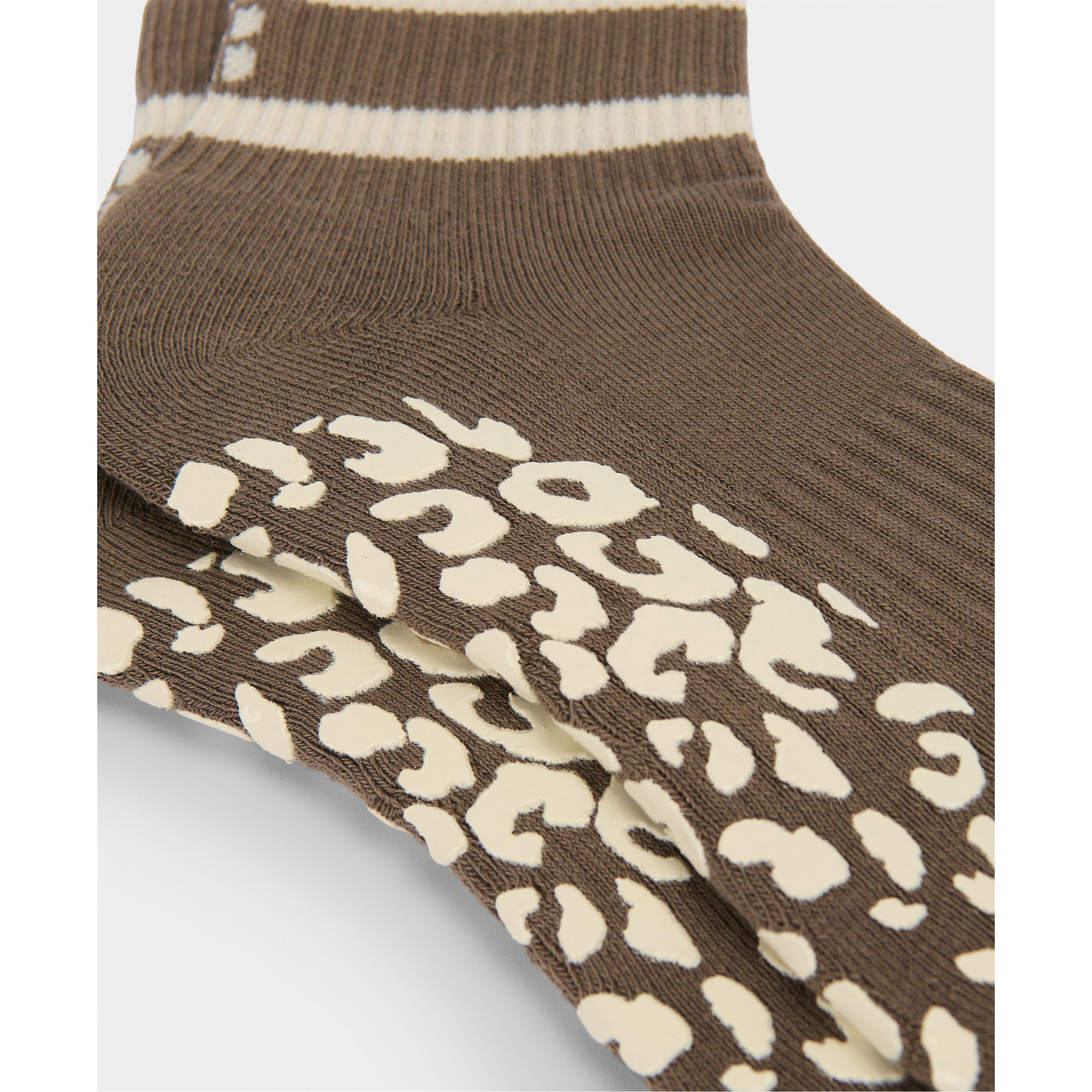 Khaki Pebble - Sweaty Betty - Women's Grip Socks - 2