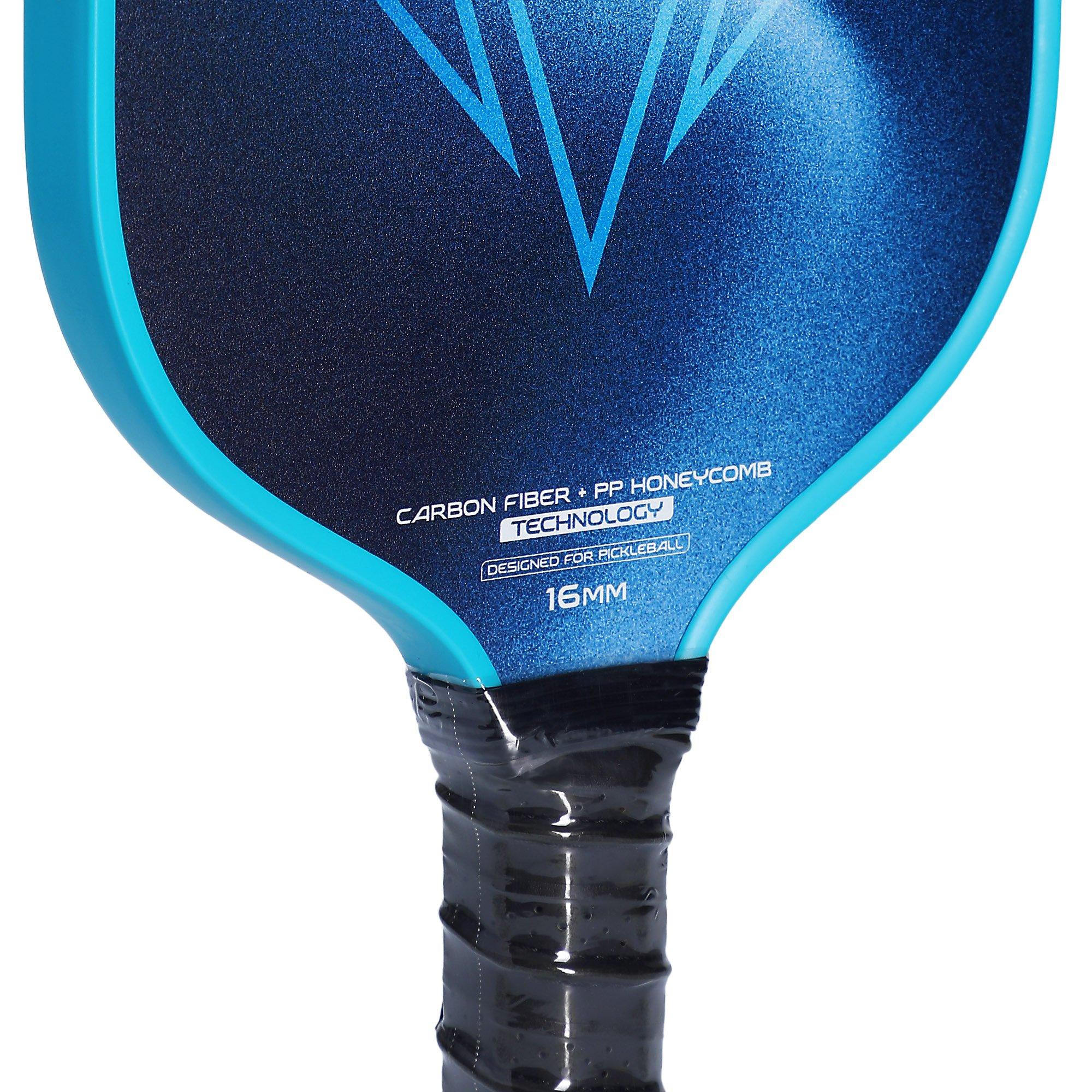 Blue/White - Carlton - Vapour Trail Pickleball Racket - 5