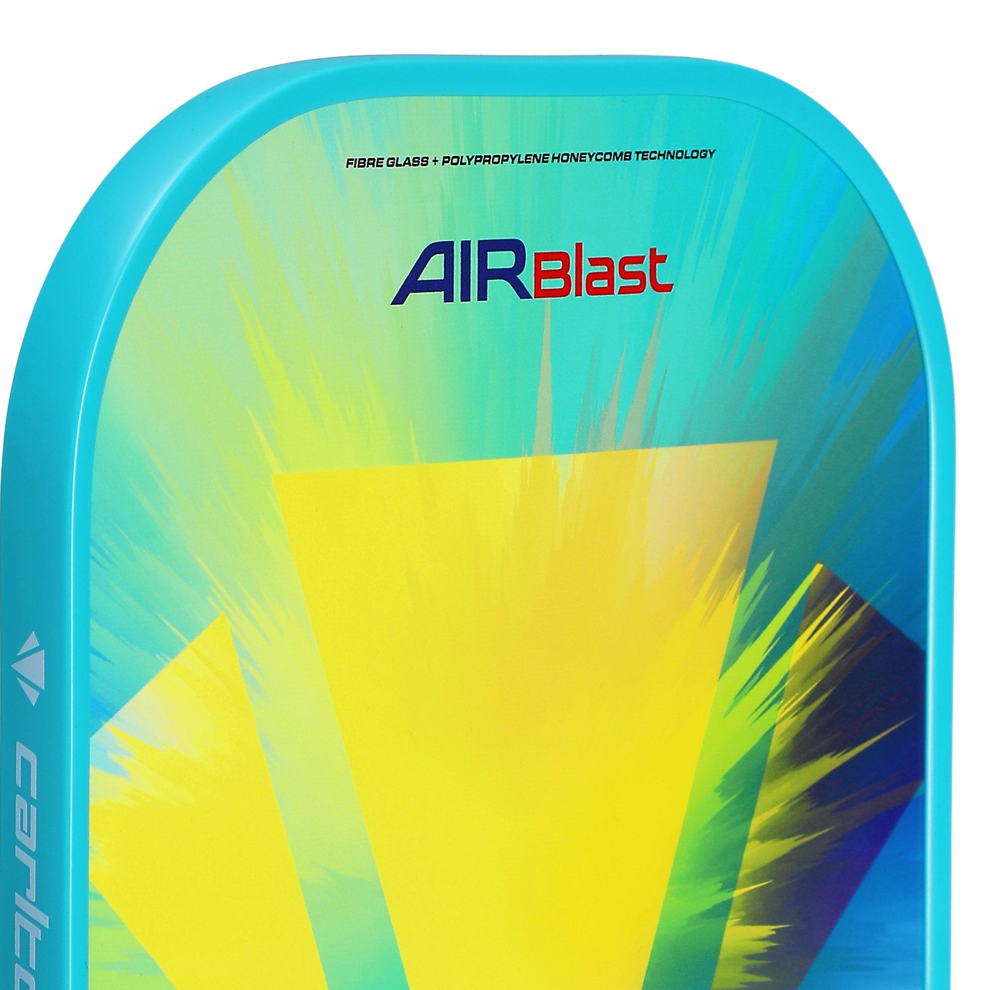 Blue/Yellow - Carlton - AirBlast Pickleball Racket - 4