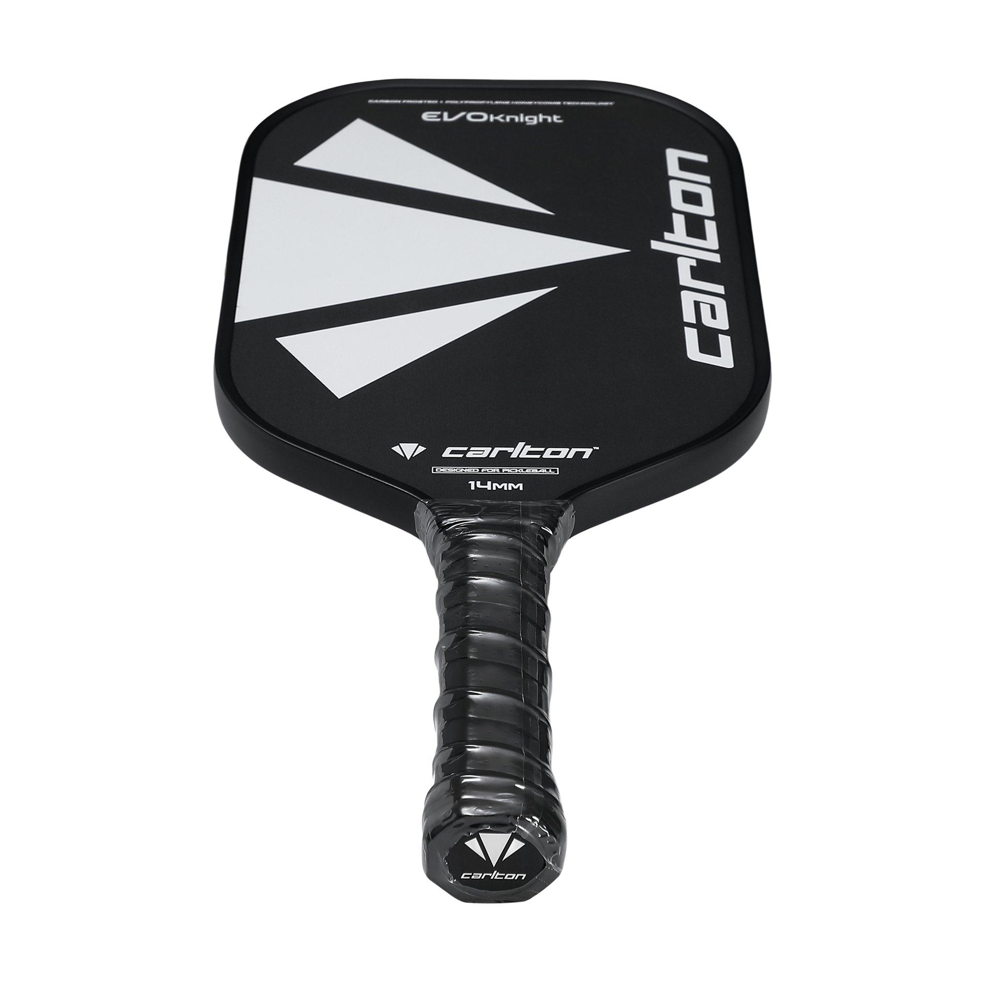 Black/White - Carlton - Evo Knight Pickleball Racket - 3