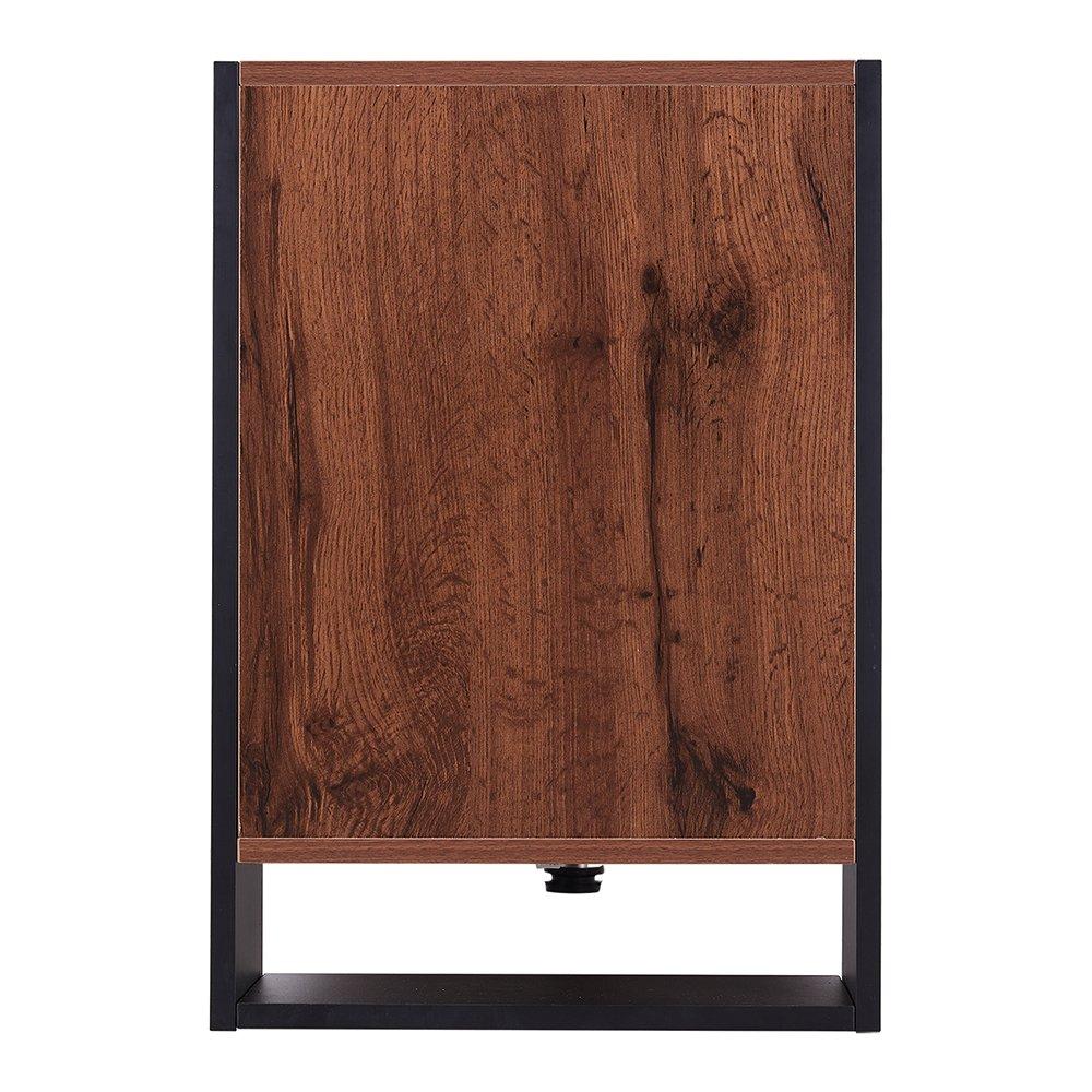 Blackdark Walnu - Kabinet UK - Electric Fireplace TV Stand with Remote Control - 7