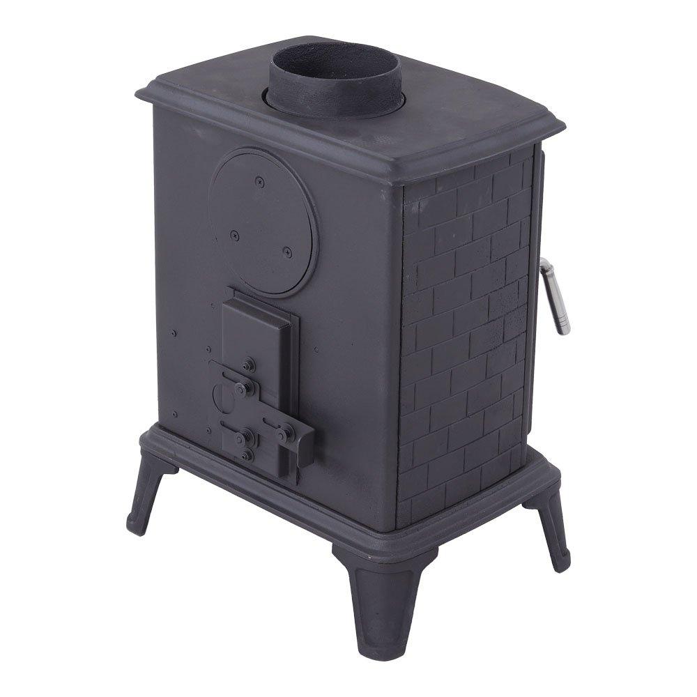 Black - Kabinet UK - High Efficiency Wood Burning Stove Fireplace - 6