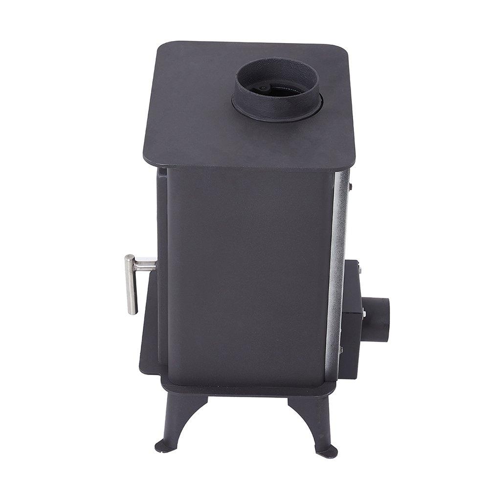 Black - Kabinet UK - High Efficiency Wood Burning Stove Fireplace - 6
