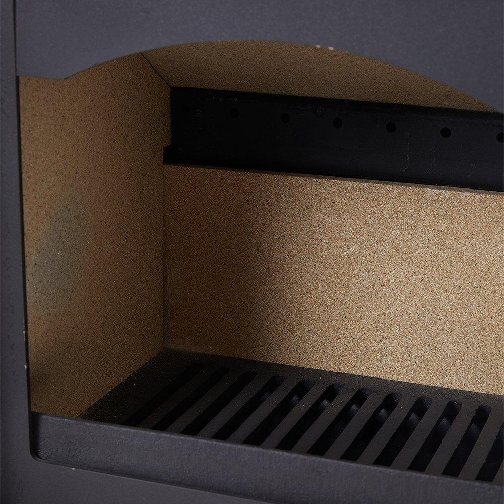 Black - Kabinet UK - High Efficiency Wood Burning Stove Fireplace - 10