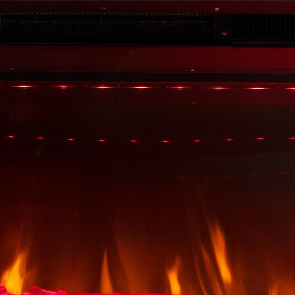 Black - Kabinet UK - Electric Fireplace with Remote Control - 3