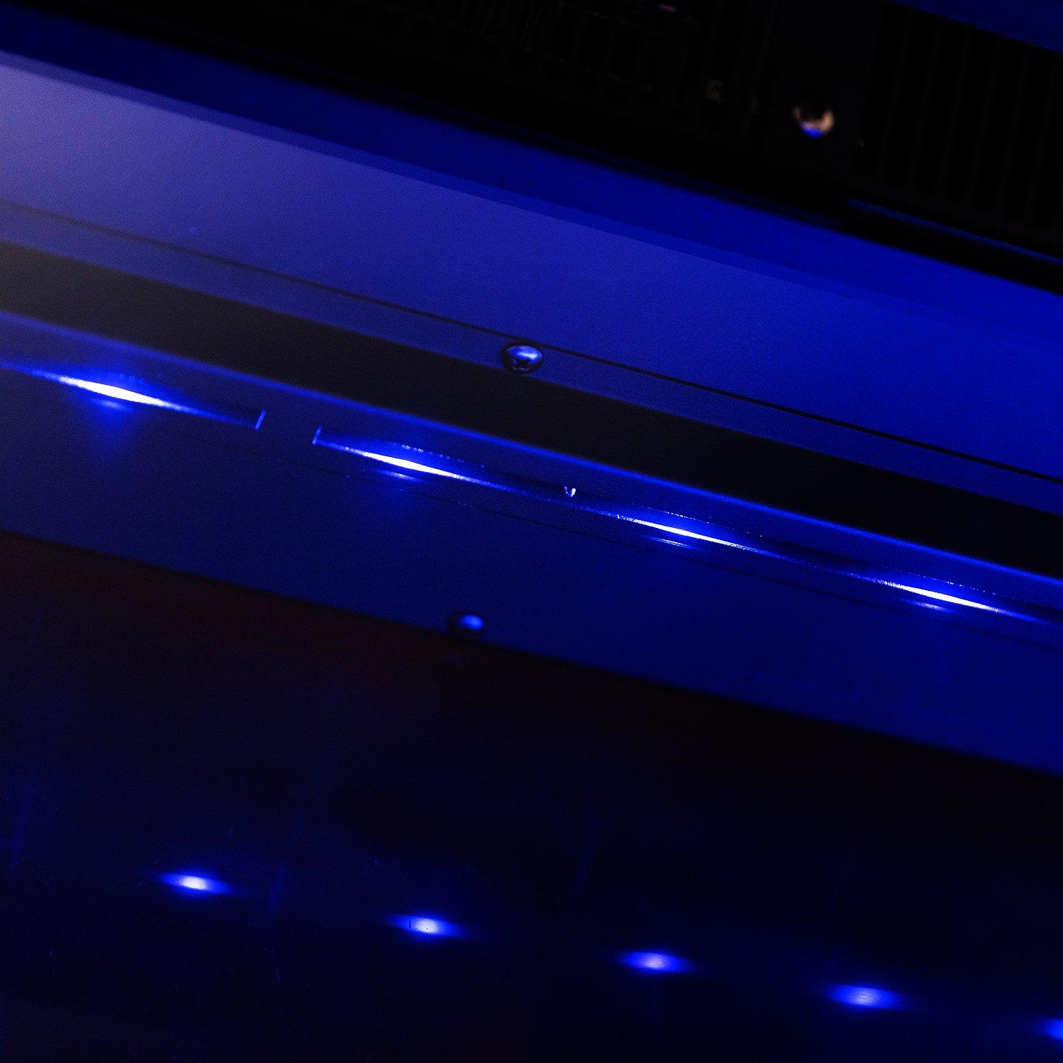 Black - Kabinet UK - Electric Fireplace with Remote Control - 5