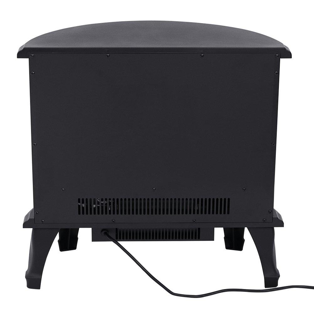 Black - Kabinet UK - Electric Indoor Freestanding Fireplace Stove - 5
