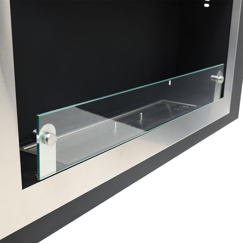 Blacksilver - Kabinet UK - Ethanol Fireplace Stainless Steel Heater - 15