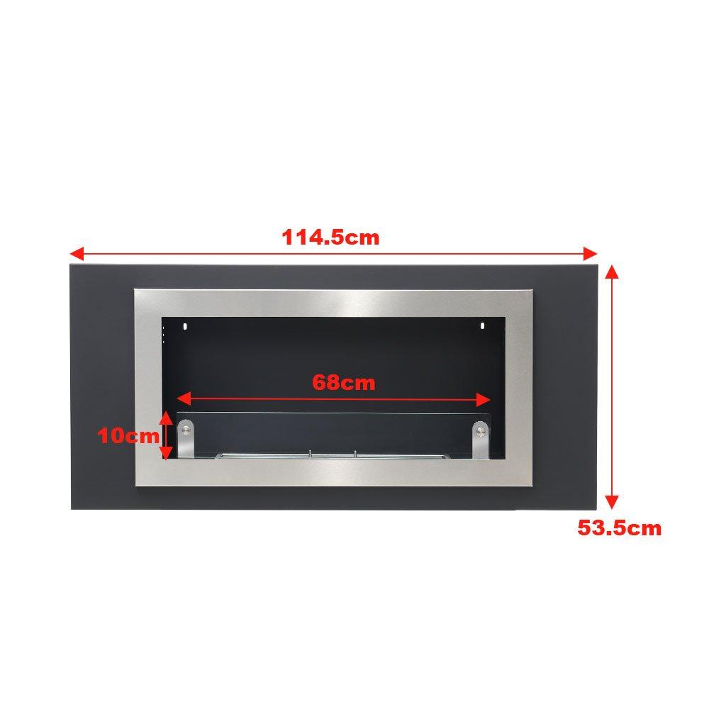 Blacksilver - Kabinet UK - Ethanol Fireplace Stainless Steel Heater - 8
