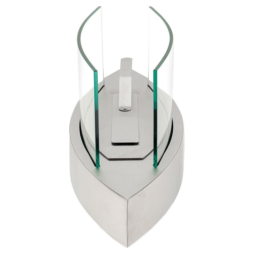 Chrome - Kabinet UK - Stainless Steel Tabletop Ethanol Fireplace - 4