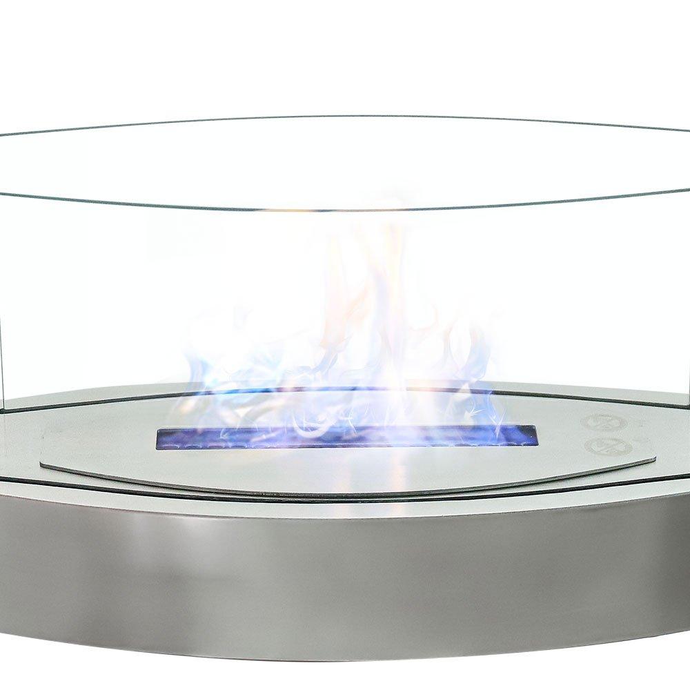 Chrome - Kabinet UK - Stainless Steel Tabletop Ethanol Fireplace - 6