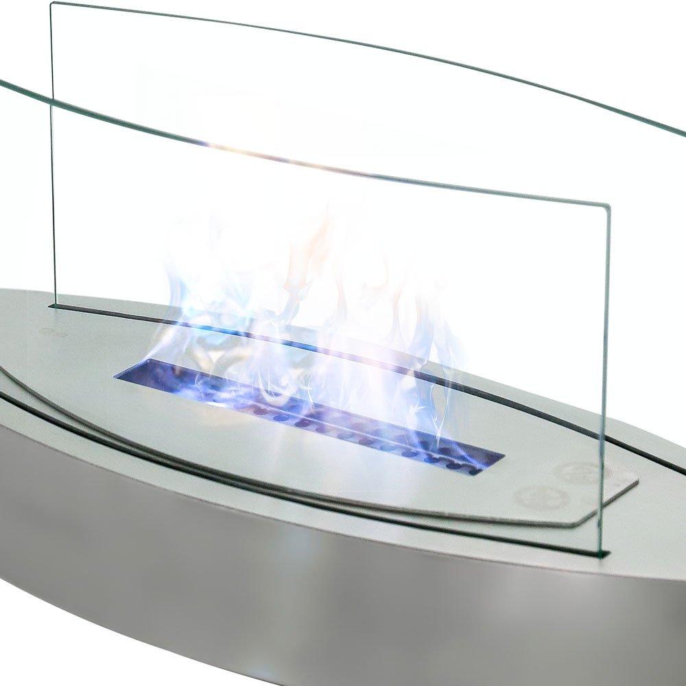 Chrome - Kabinet UK - Stainless Steel Tabletop Ethanol Fireplace - 7