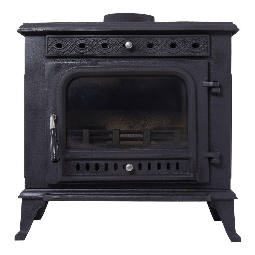 Black - Kabinet UK - High Efficiency Wood Burning Stove Fireplace - 3