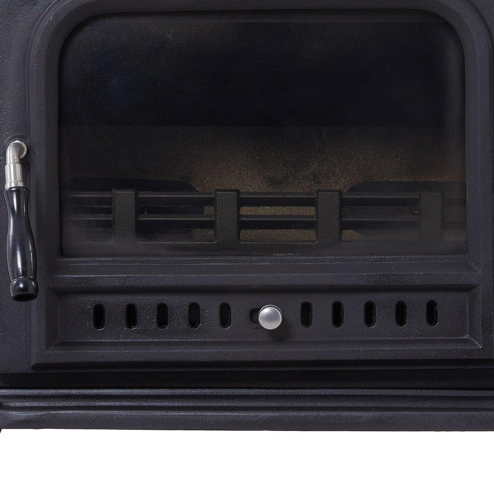 Black - Kabinet UK - High Efficiency Wood Burning Stove Fireplace - 9