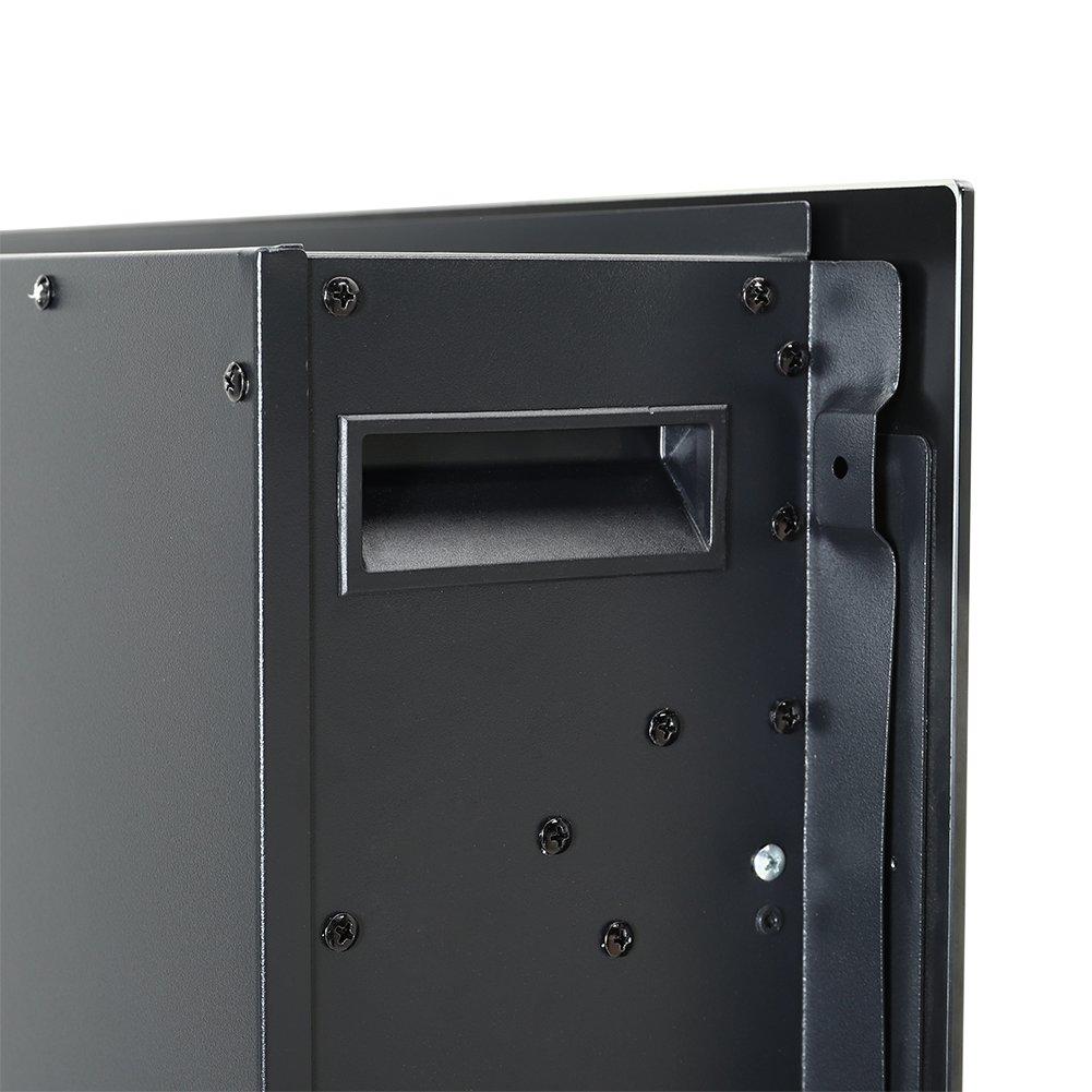 Black - Kabinet UK - Linear Electric Fireplace Recessed in Black - 9