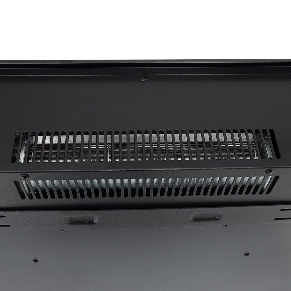 Black - Kabinet UK - Linear Electric Fireplace Recessed in Black - 10