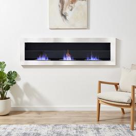 Cottonfy UK Stainless Steel Recessed Ethanol Fireplace