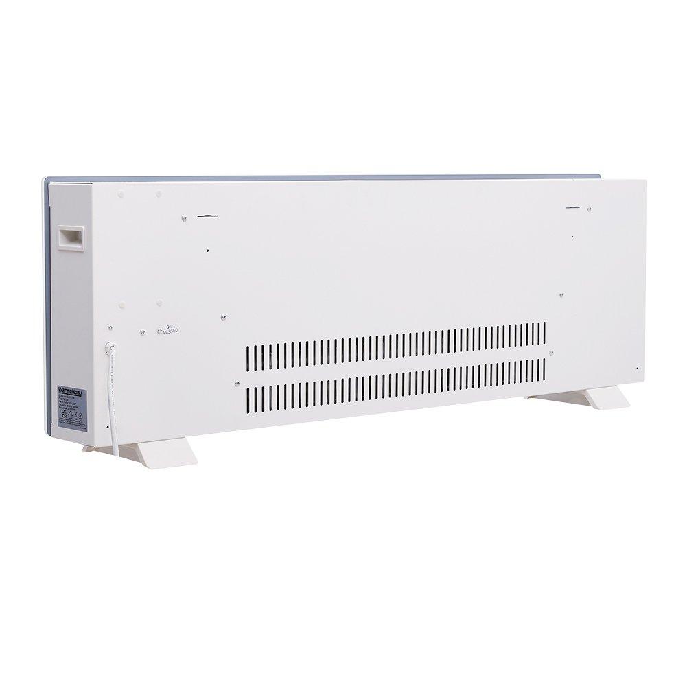 White - Kabinet UK - Freestanding Electric Fireplace with Remote - 9