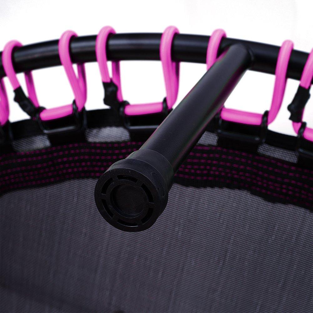 Pink - LIFE IDEAS SPORT - 48in Bungee Cords Foldable Round Trampoline - 10