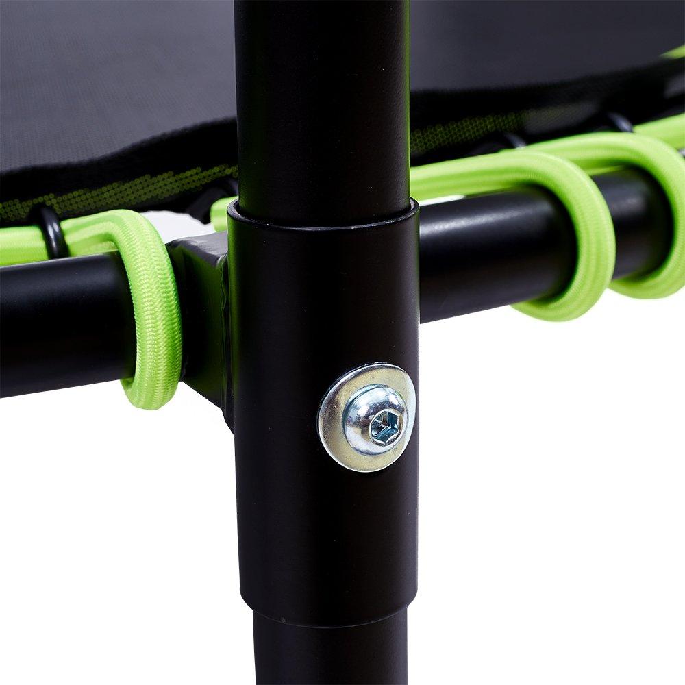 Green - LIFE IDEAS SPORT - 48in Bungee Cords Foldable Round Trampoline - 11