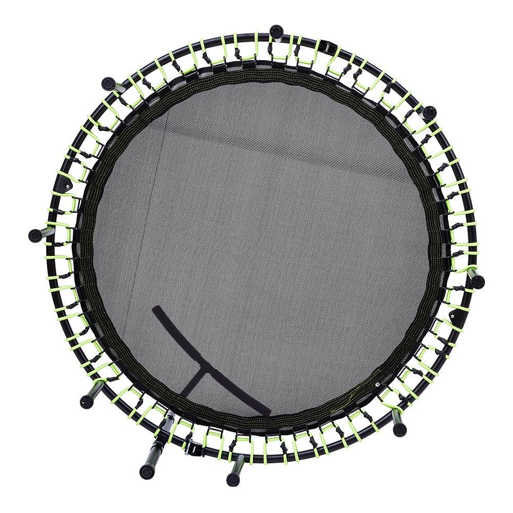 Green - LIFE IDEAS SPORT - 48in Bungee Cords Foldable Round Trampoline - 7