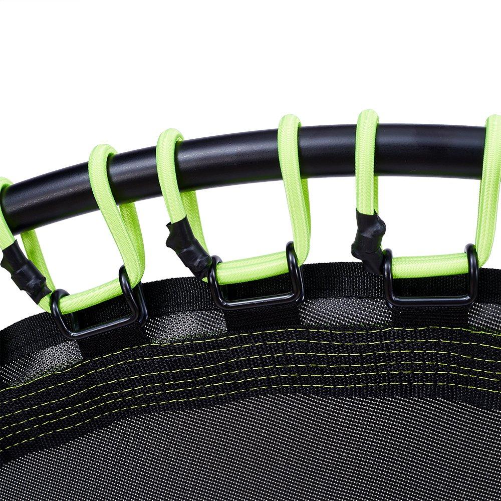 Green - LIFE IDEAS SPORT - 48in Bungee Cords Foldable Round Trampoline - 9