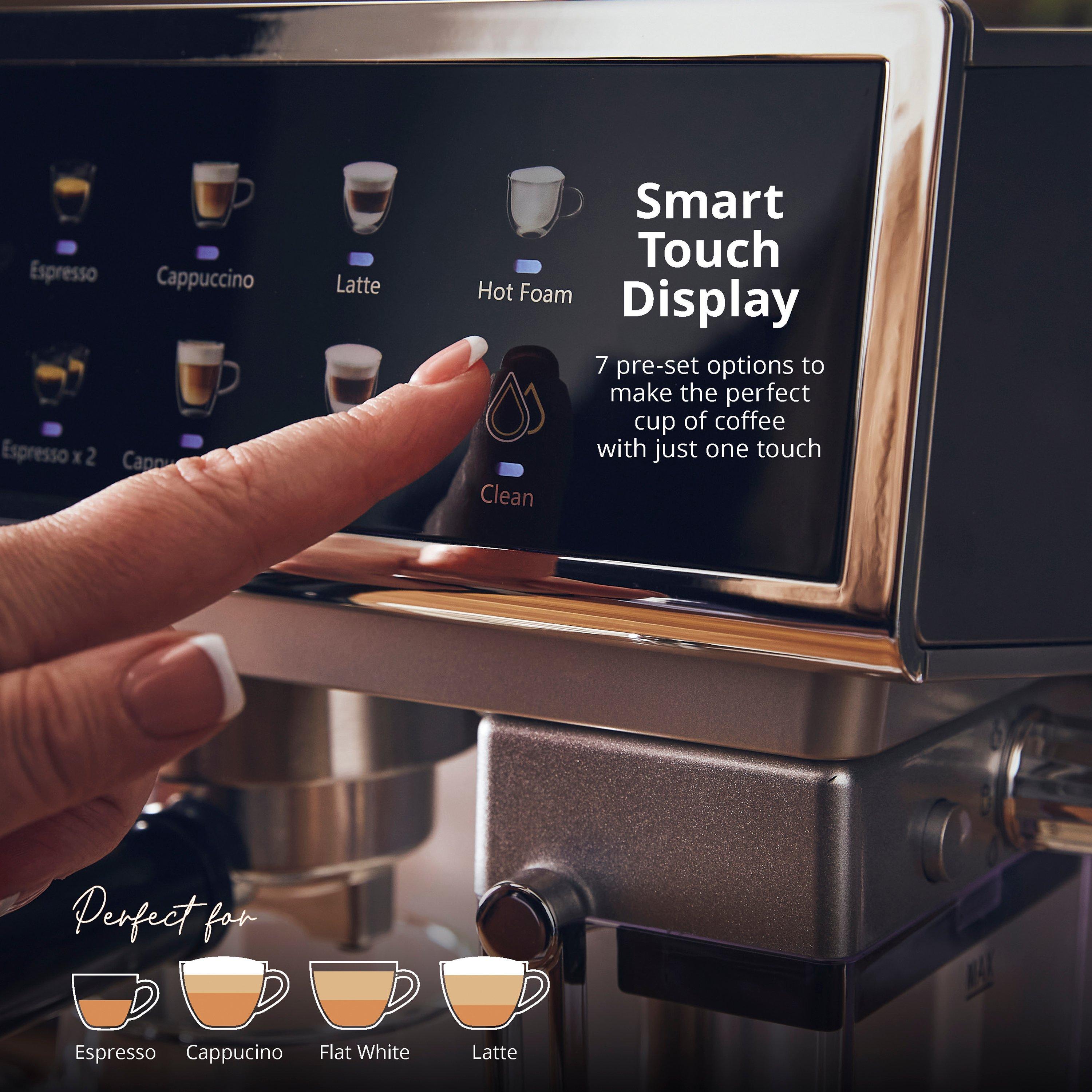 Stainless Steel - Swan - Digital Espresso Coffee Machine inc Automatic Milk - 3