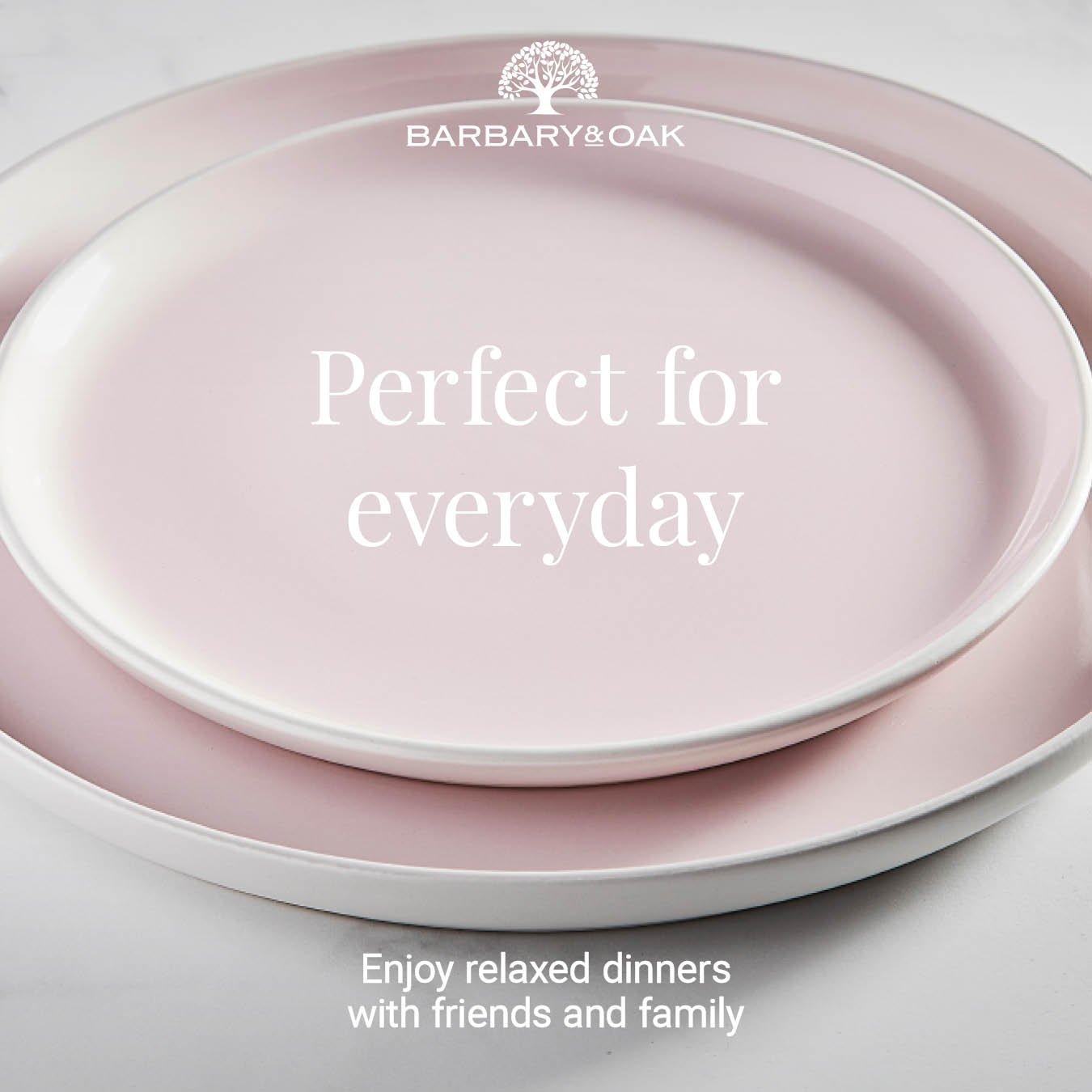 Pink - Barbary And Oak - Oslo 16 Piece Dinnerware Set - 4
