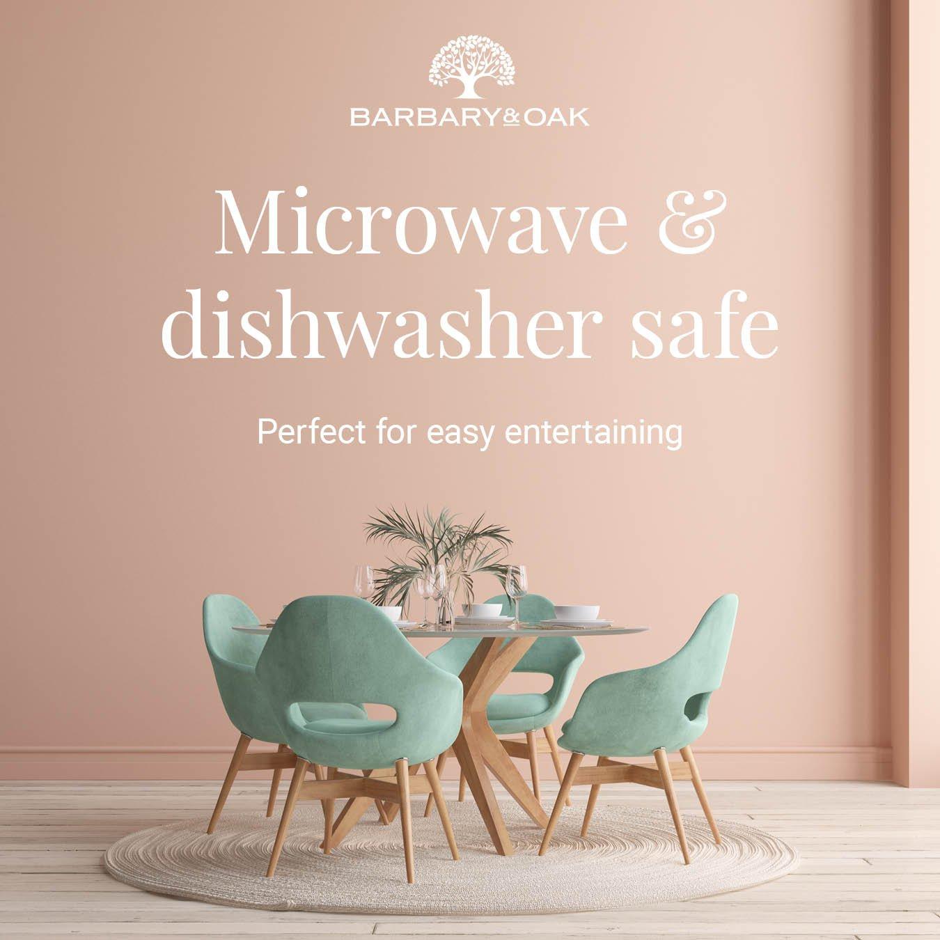 Pink - Barbary And Oak - Oslo 16 Piece Dinnerware Set - 6