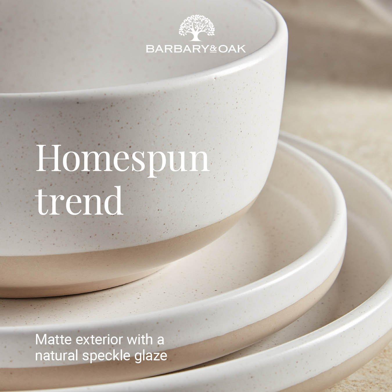 White - Barbary And Oak - Avena 16 Piece Dinnerware Set - 3