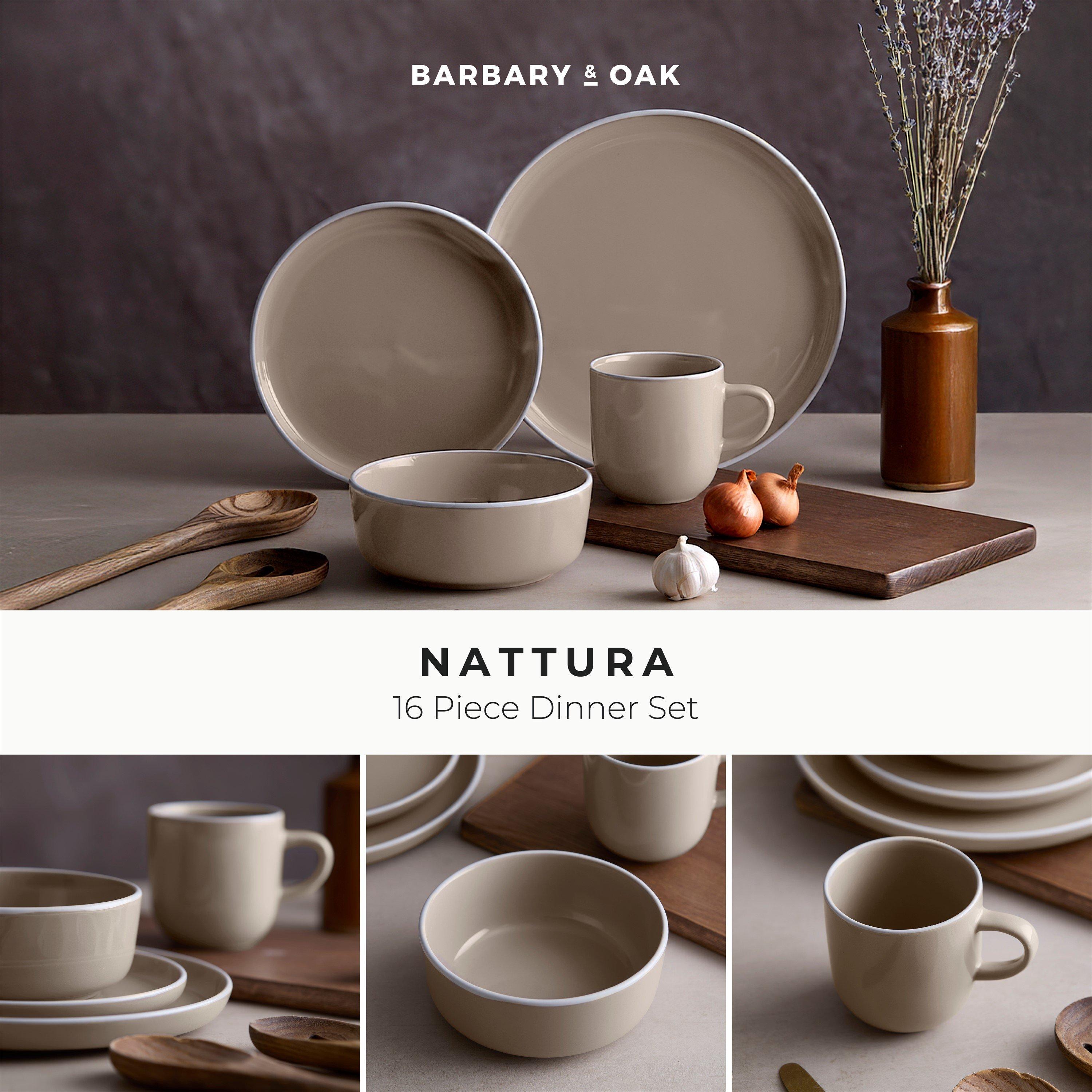 Beige - Barbary And Oak - Nattura 16 Piece Dinner Set Cashmere - 2