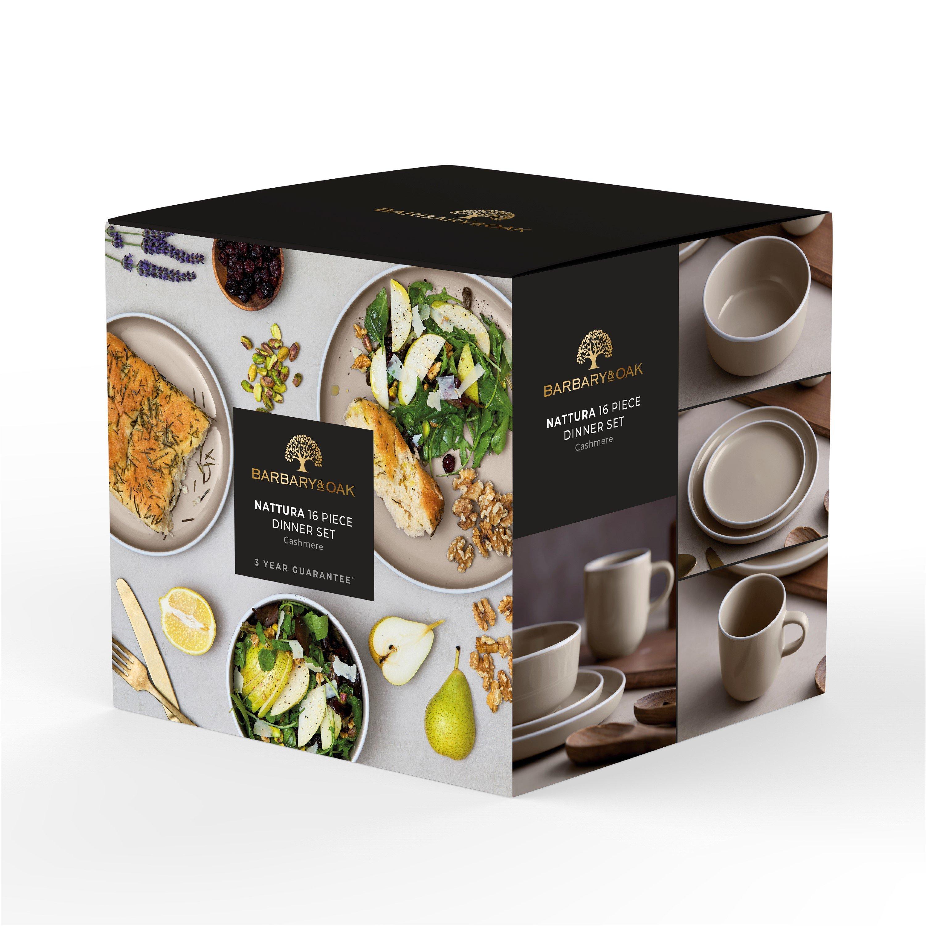 Beige - Barbary And Oak - Nattura 16 Piece Dinner Set Cashmere - 9